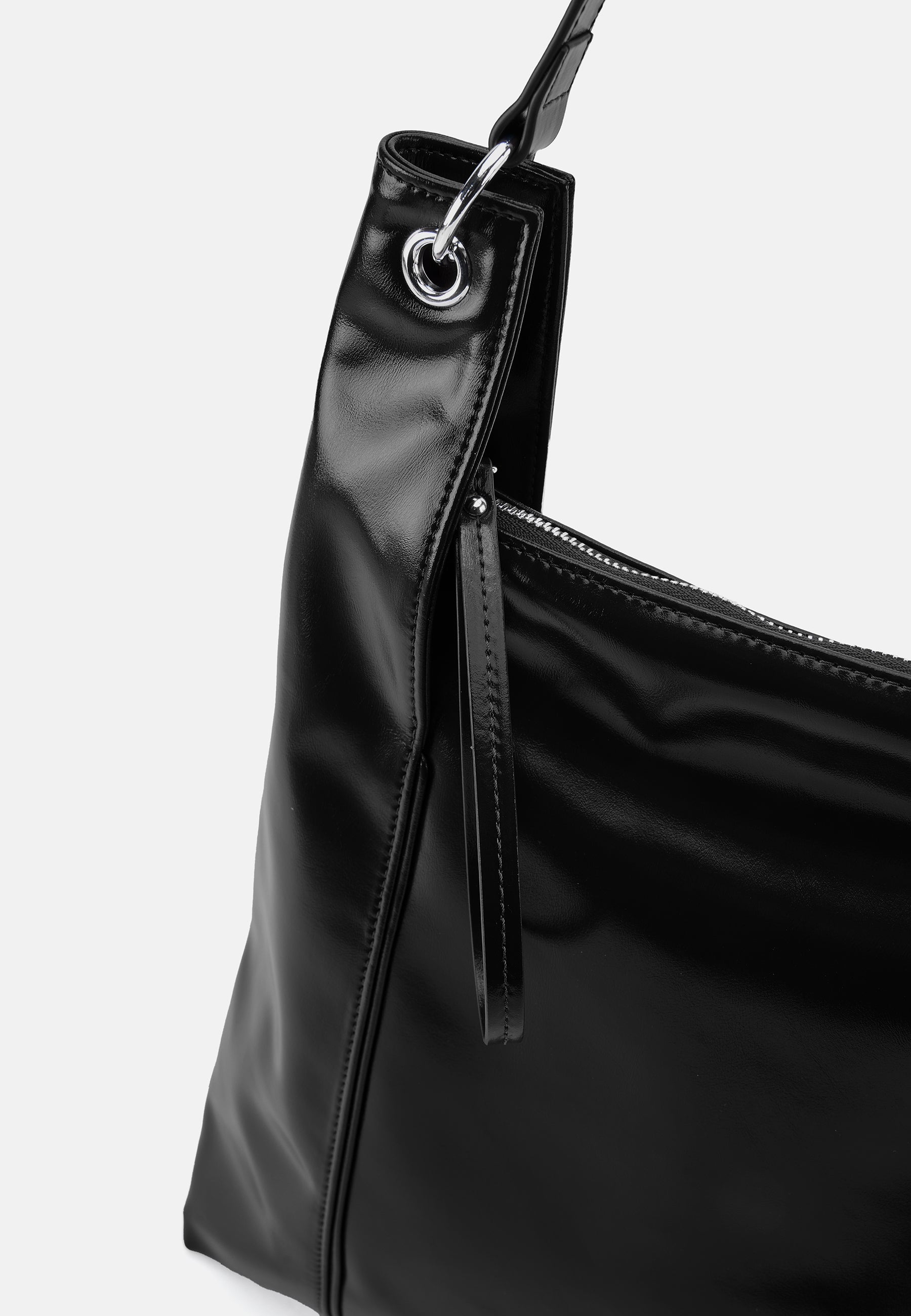 Seidenfelt - Handtaschen>Damen>Kunstledertaschen>Hobo Taschen - Delary Hobo - black / OS-dark chocolate / OS-deep red / OS