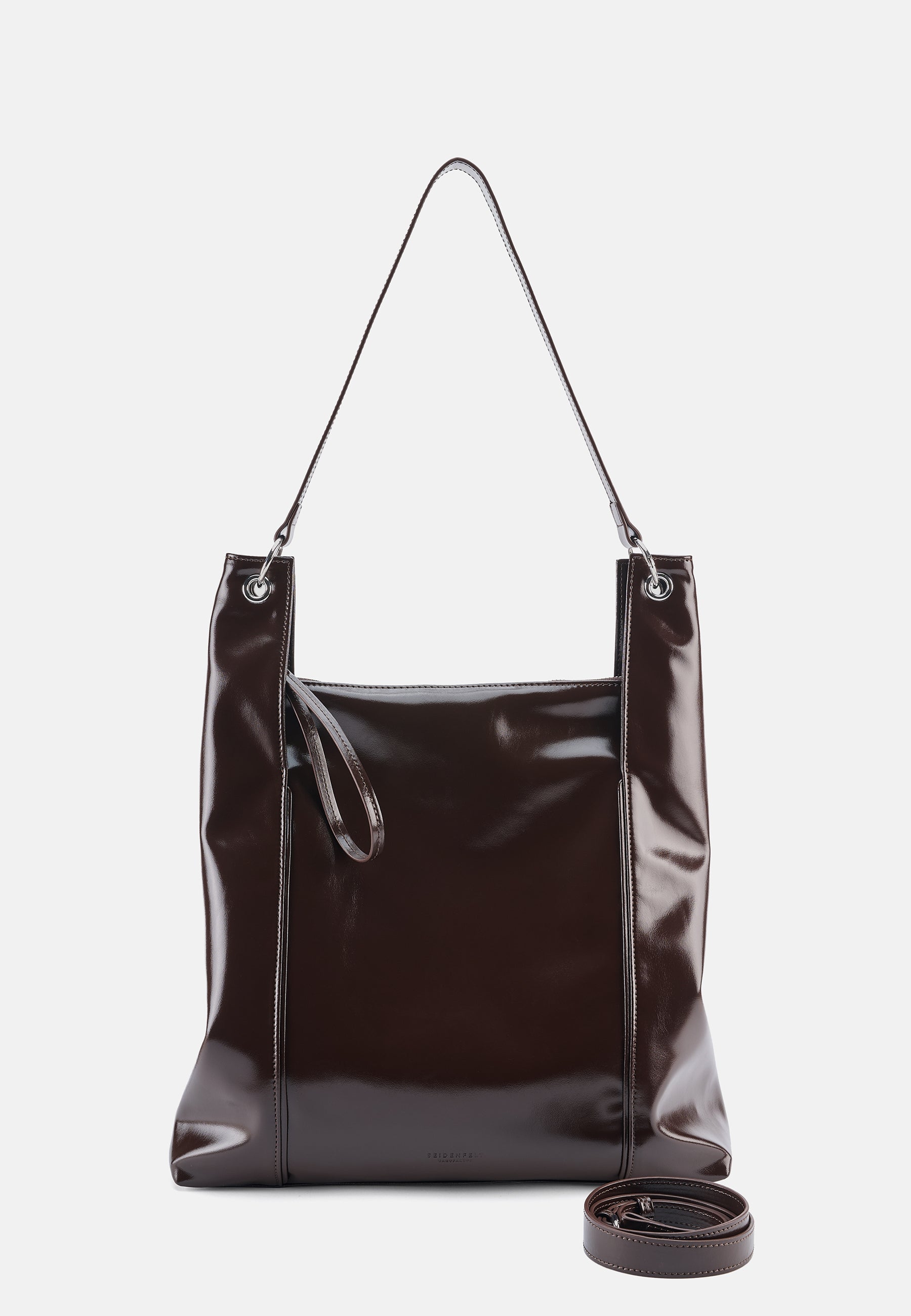 Seidenfelt - Handtaschen>Damen>Kunstledertaschen>Hobo Taschen - Delary Hobo - black / OS-dark chocolate / OS-deep red / OS