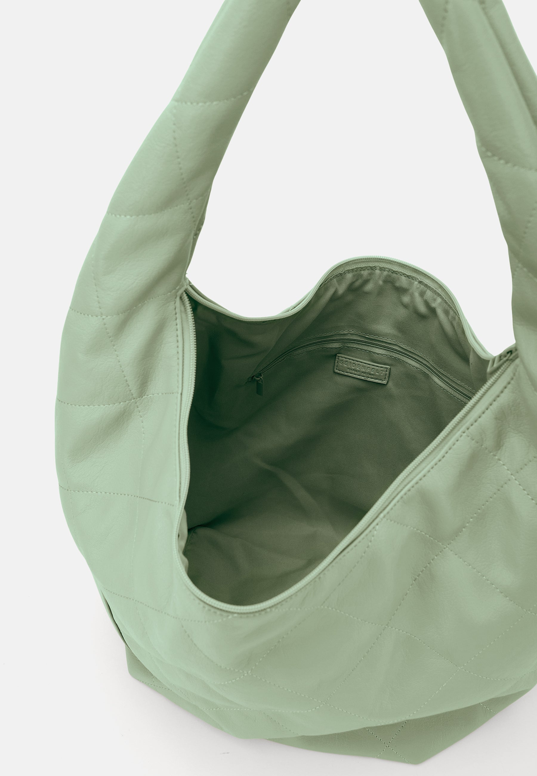 Seidenfelt - Handtaschen>Damen>Kunstledertaschen>Hobo Taschen - Evenes Hobo - light sand / OS-silver / OS-sage / OS
