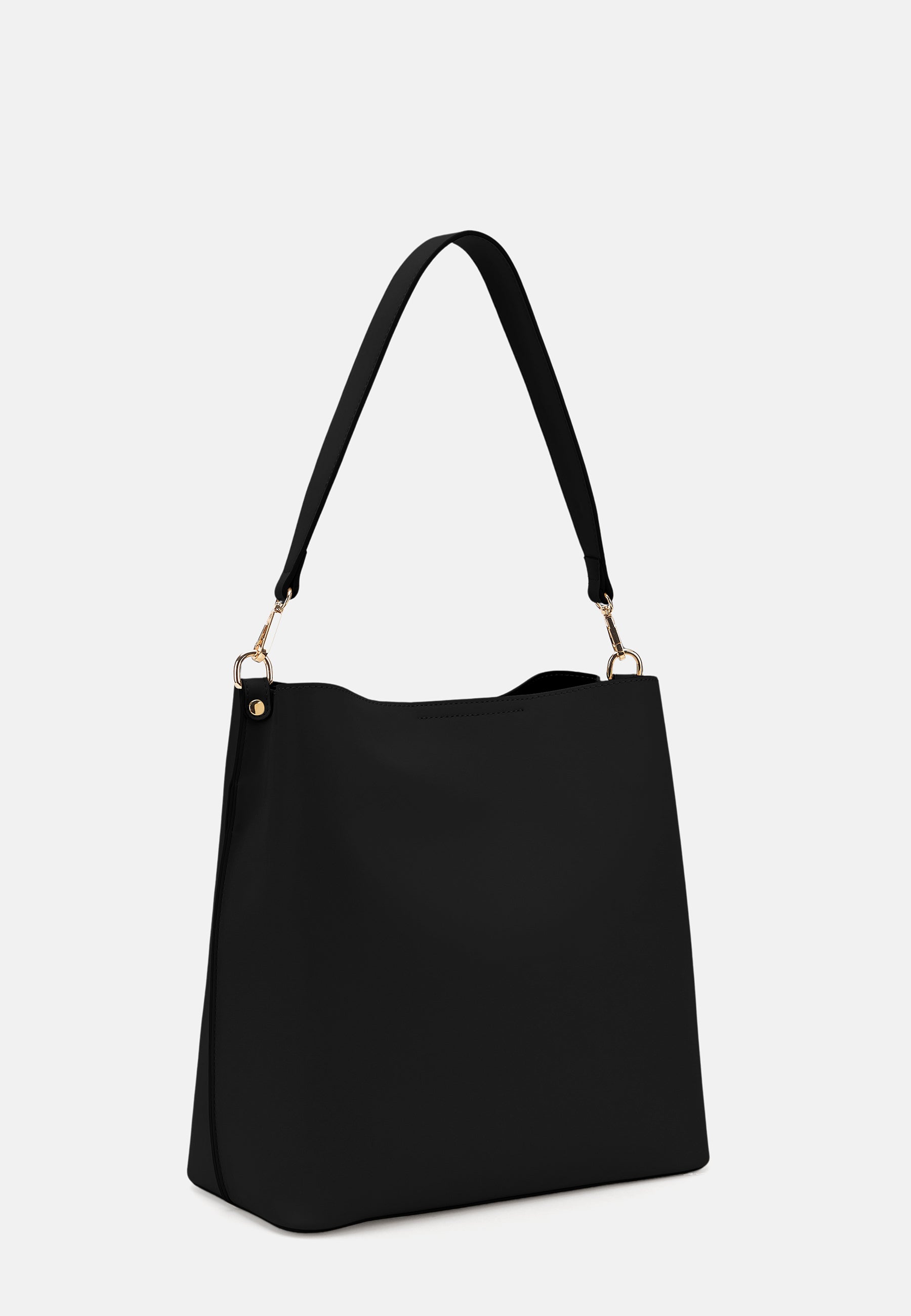 Seidenfelt - Handtaschen>Damen>Kunstledertaschen>Hobo Taschen - Lilla Ro Midi Hobo - black / OS-cream / OS-light sand / OS