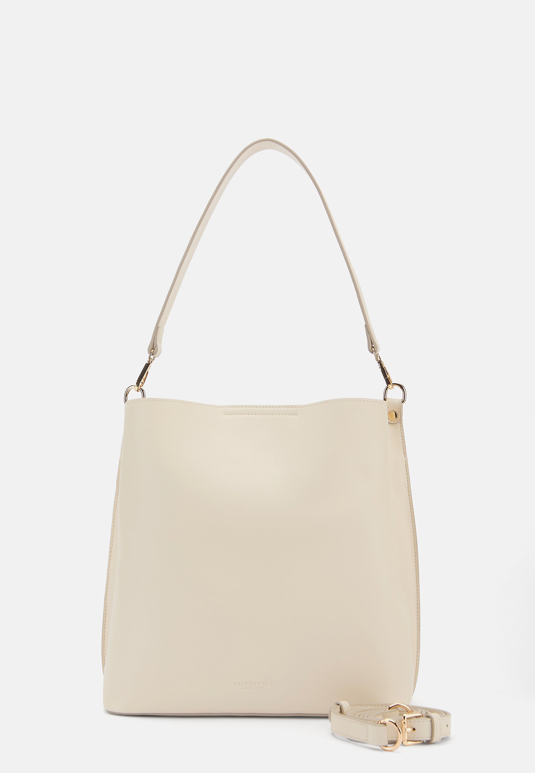 Seidenfelt - Handtaschen>Damen>Kunstledertaschen>Hobo Taschen - Lilla Ro Midi Hobo - black / OS-cream / OS-light sand / OS