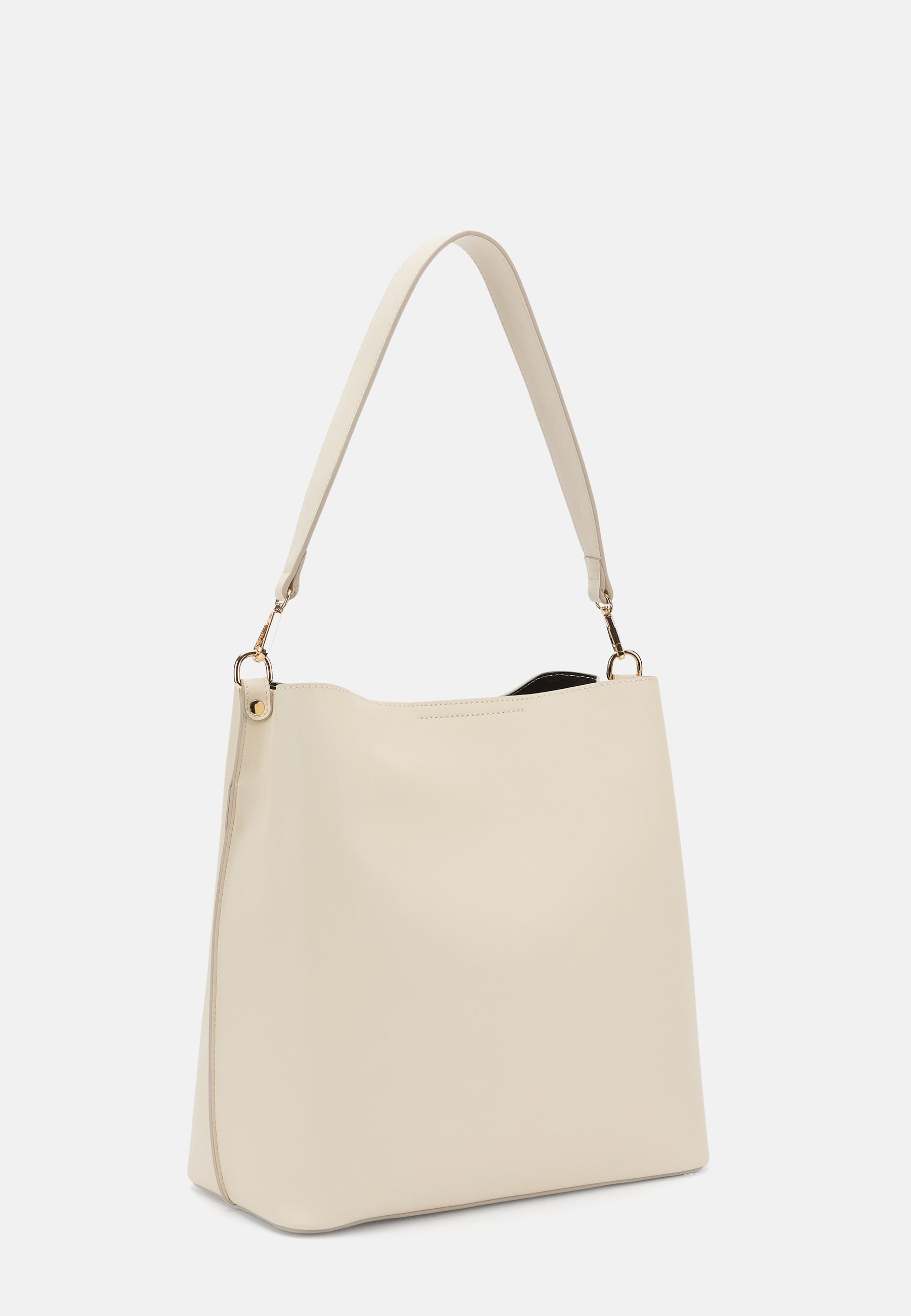 Seidenfelt - Handtaschen>Damen>Kunstledertaschen>Hobo Taschen - Lilla Ro Midi Hobo - black / OS-cream / OS-light sand / OS