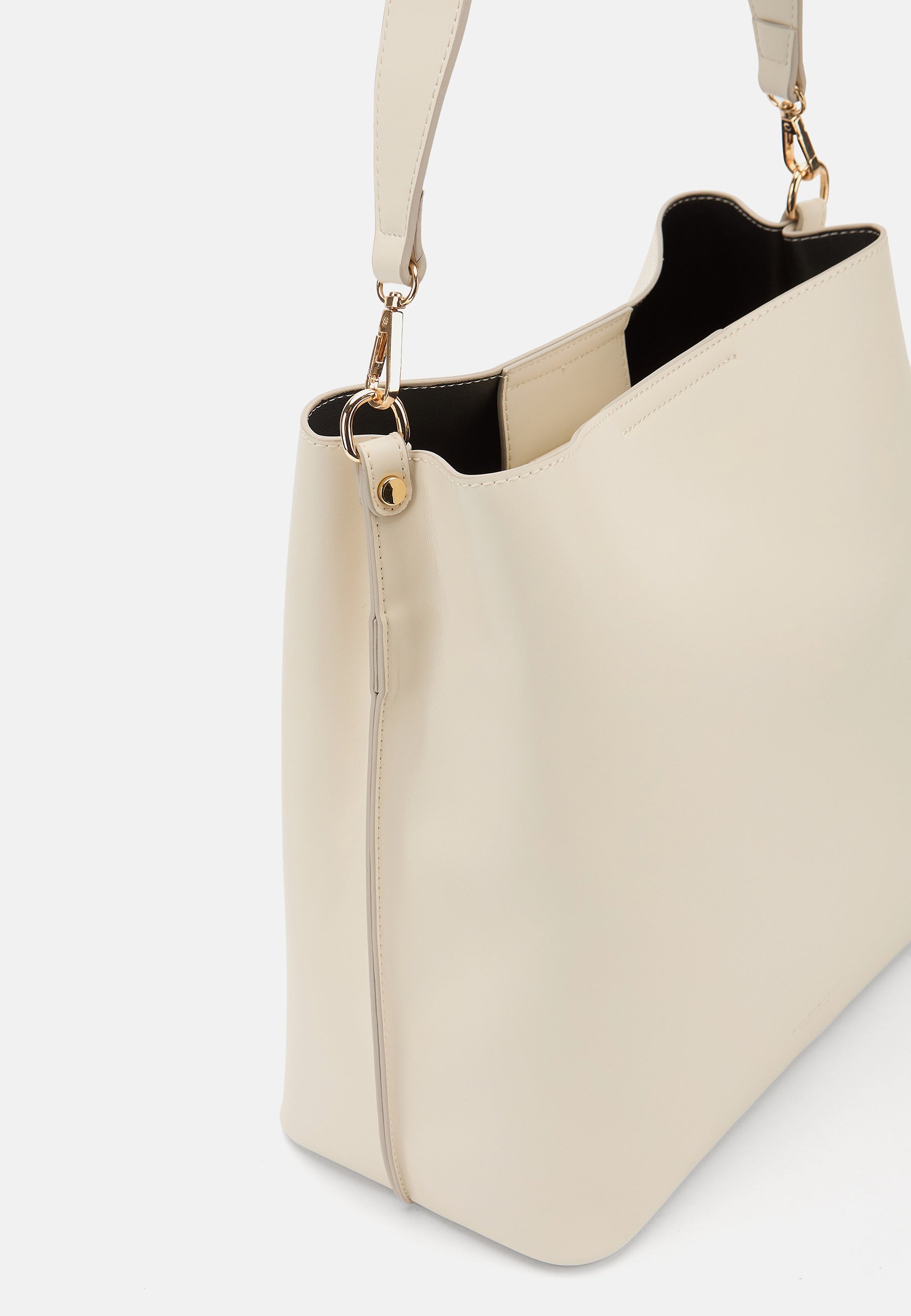 Seidenfelt - Handtaschen>Damen>Kunstledertaschen>Hobo Taschen - Lilla Ro Midi Hobo - black / OS-cream / OS-light sand / OS