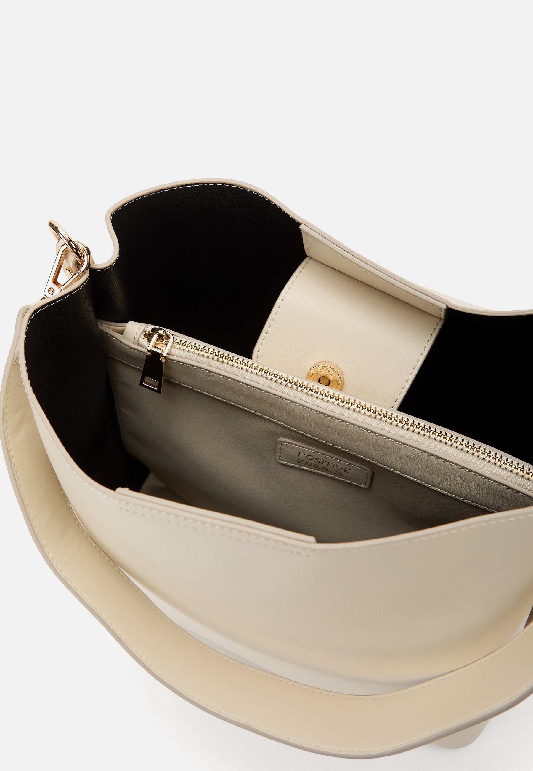 Seidenfelt - Handtaschen>Damen>Kunstledertaschen>Hobo Taschen - Lilla Ro Midi Hobo - black / OS-cream / OS-light sand / OS