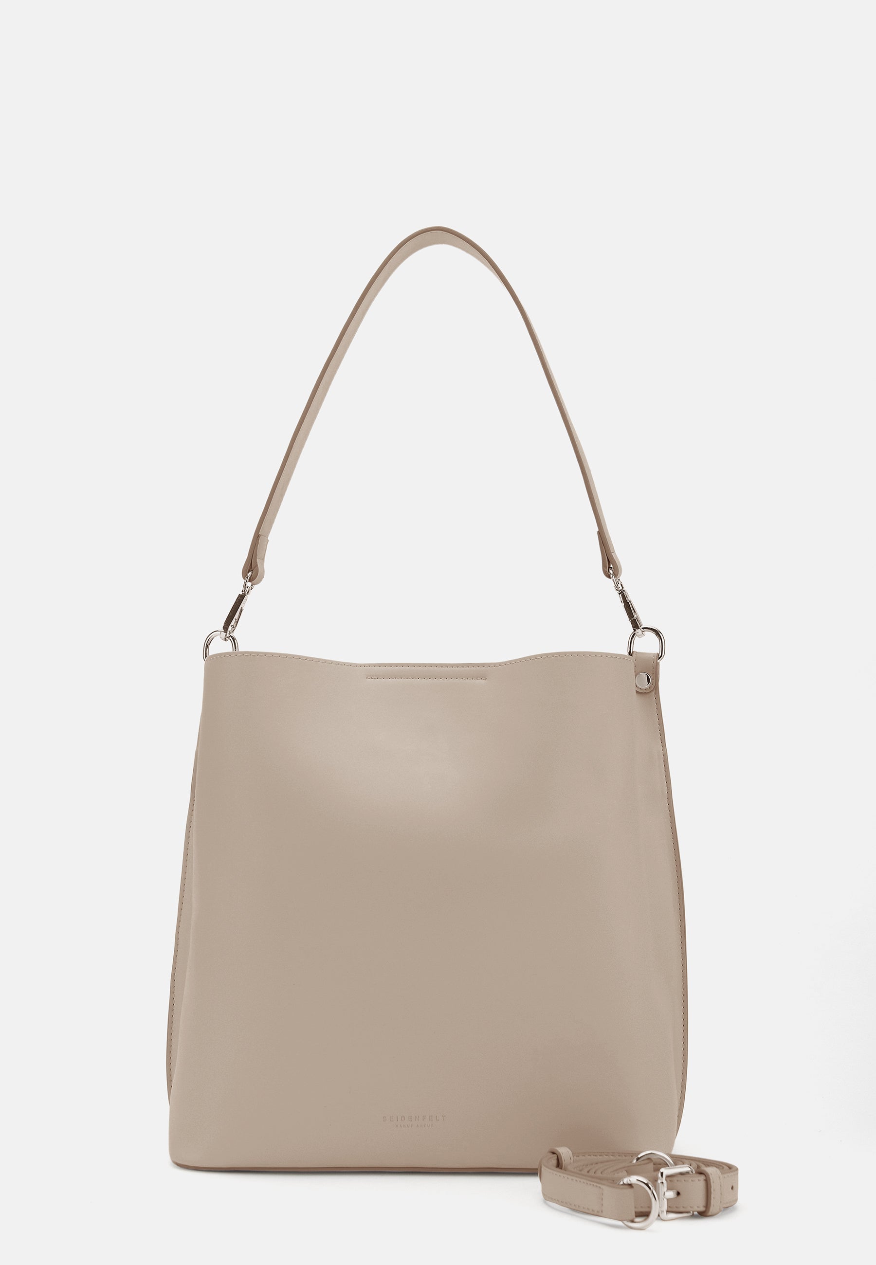 Seidenfelt - Handtaschen>Damen>Kunstledertaschen>Hobo Taschen - Lilla Ro Midi Hobo - black / OS-cream / OS-light sand / OS