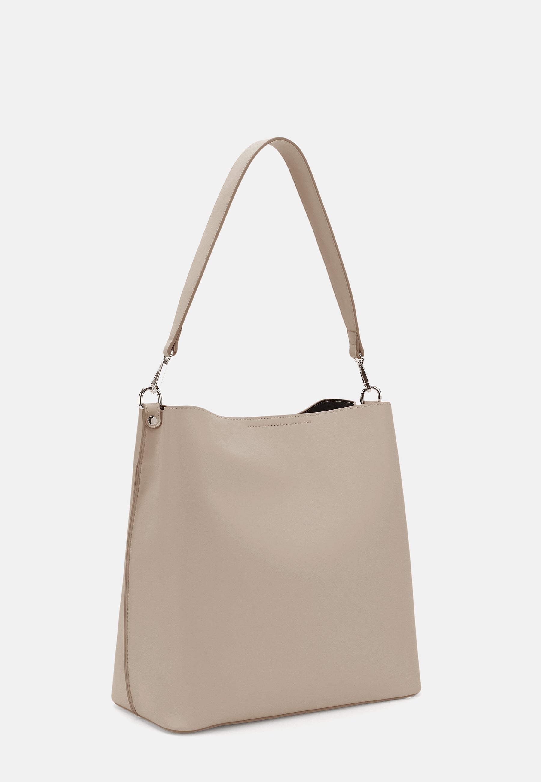 Seidenfelt - Handtaschen>Damen>Kunstledertaschen>Hobo Taschen - Lilla Ro Midi Hobo - black / OS-cream / OS-light sand / OS