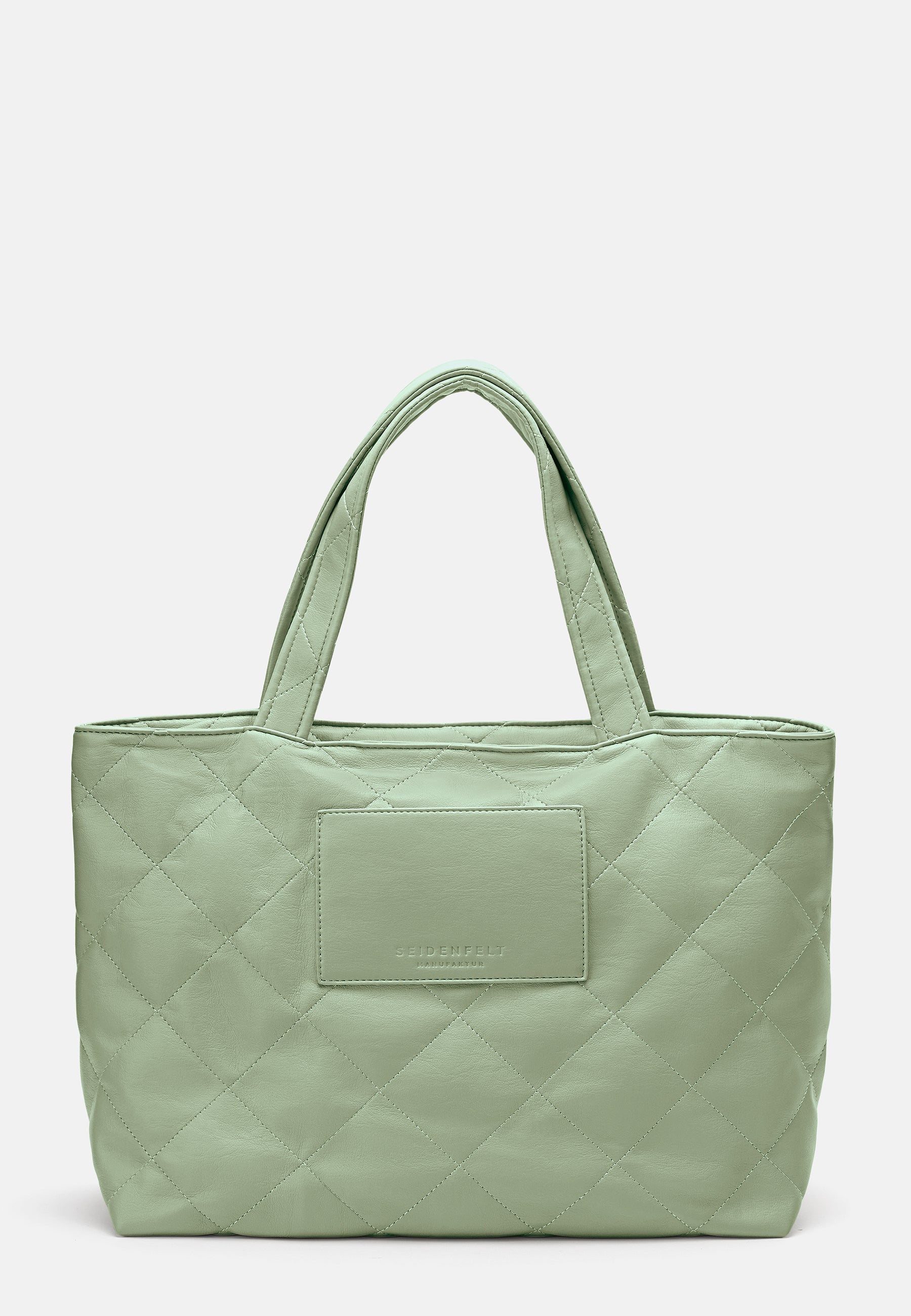 Seidenfelt - Handtaschen>Damen>Kunstledertaschen>Shopper Taschen - Evenes Big Tote - light sand / OS-sage / OS