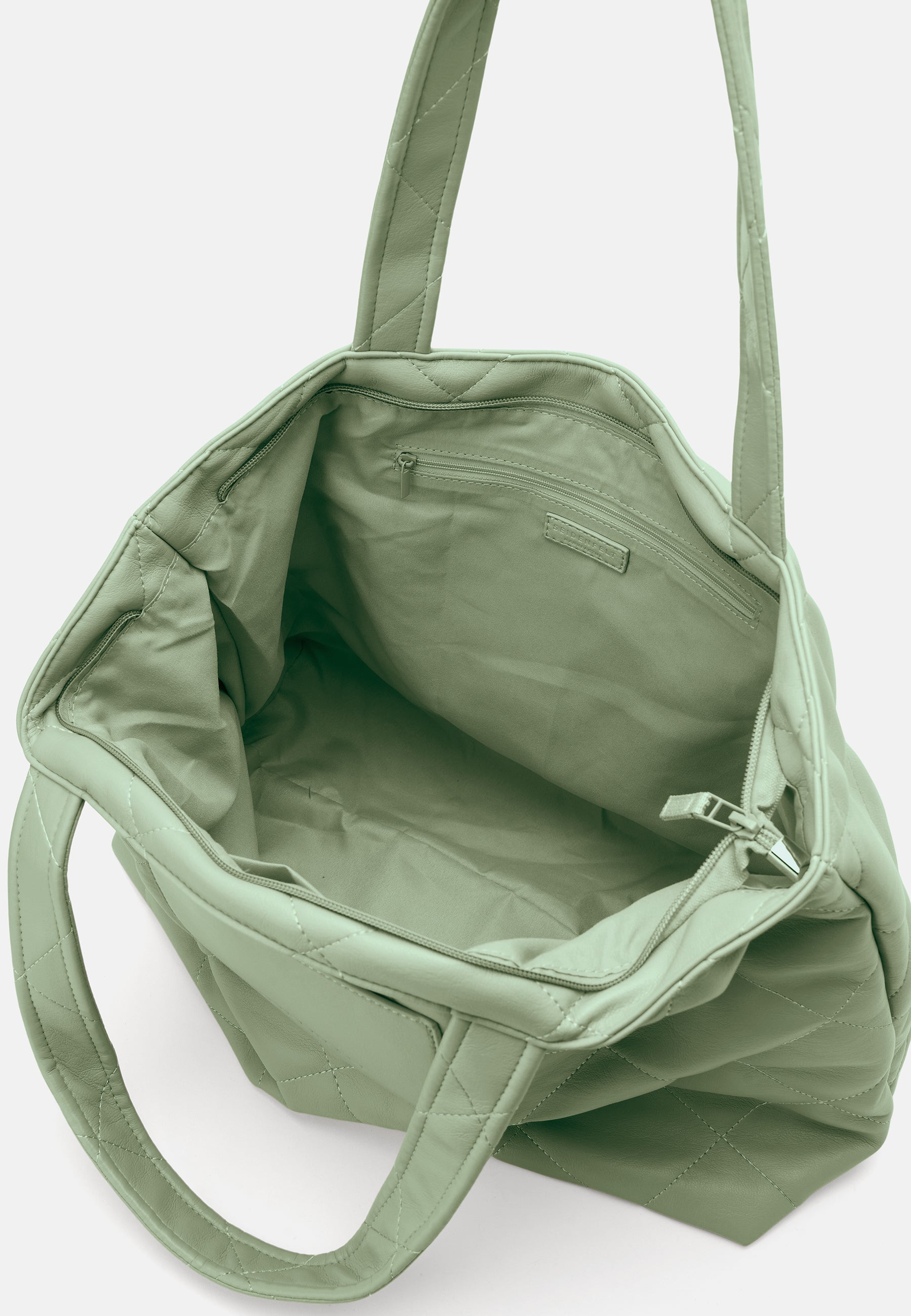 Seidenfelt - Handtaschen>Damen>Kunstledertaschen>Shopper Taschen - Evenes Big Tote - light sand / OS-sage / OS