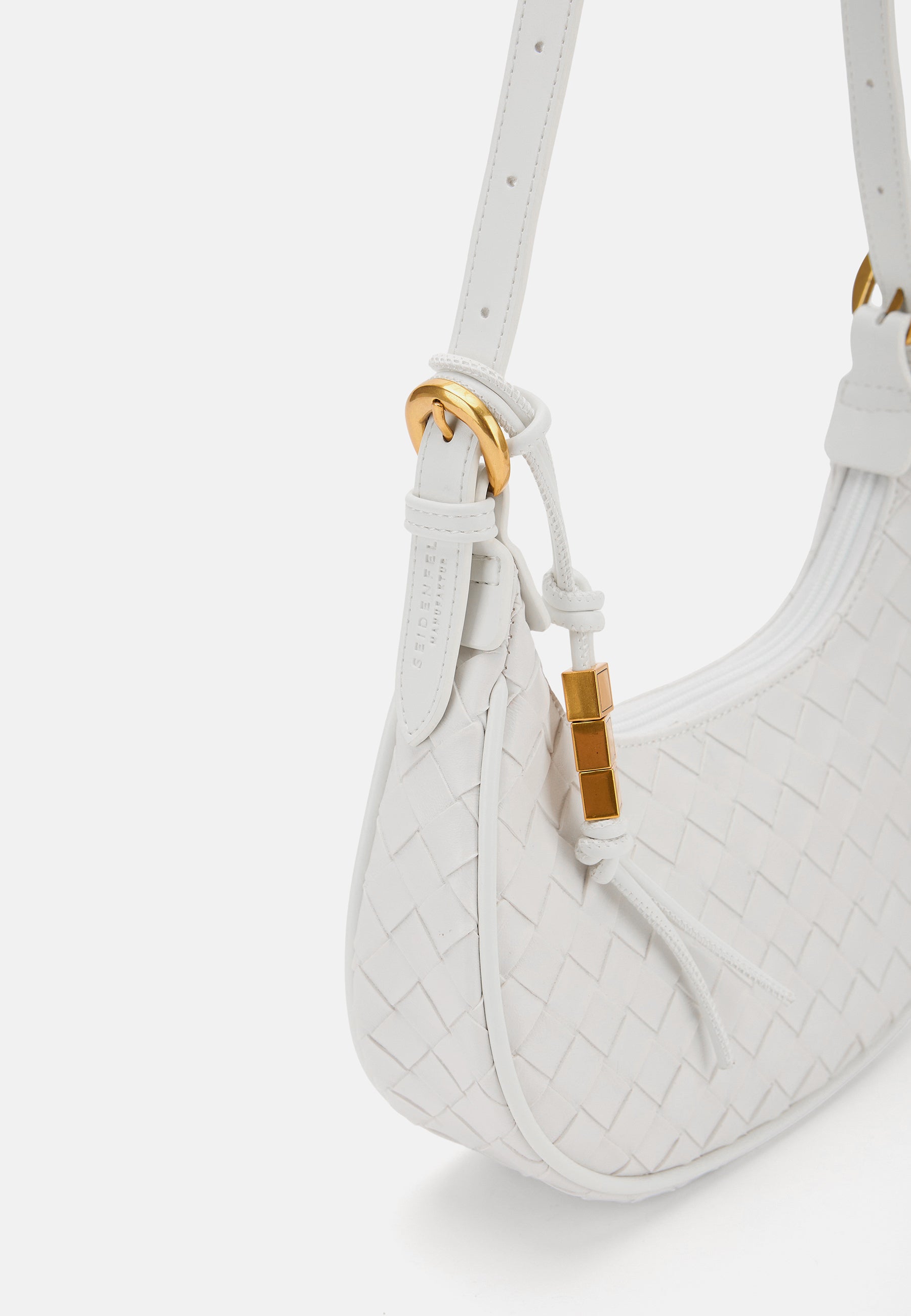 Seidenfelt - Handtaschen>Damen>Kunstledertaschen>Schulter Taschen - Kinna Round Shoulderbag - black / OS-bright white / OS-shy yellow / OS