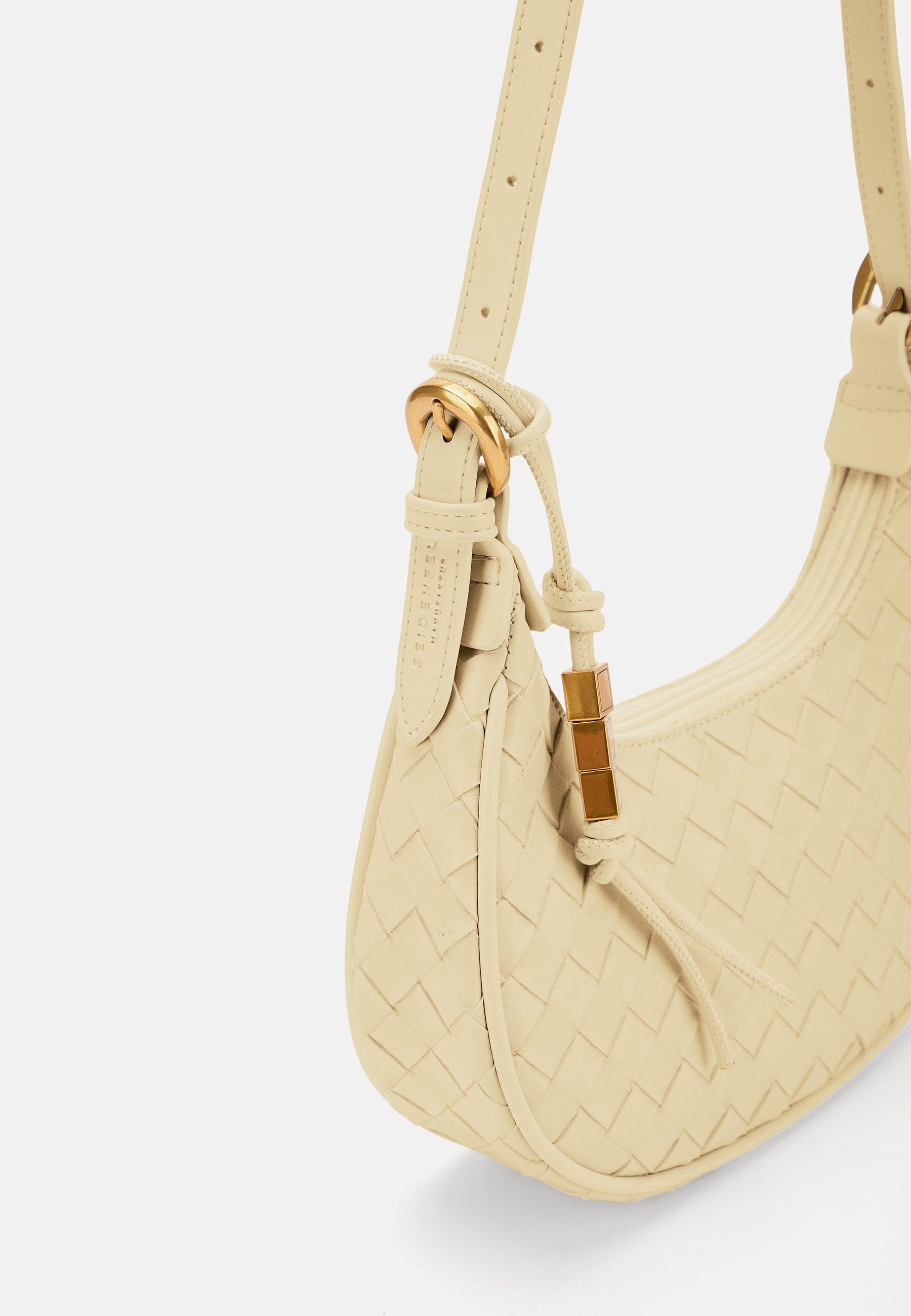 Seidenfelt - Handtaschen>Damen>Kunstledertaschen>Schulter Taschen - Kinna Round Shoulderbag - black / OS-bright white / OS-shy yellow / OS