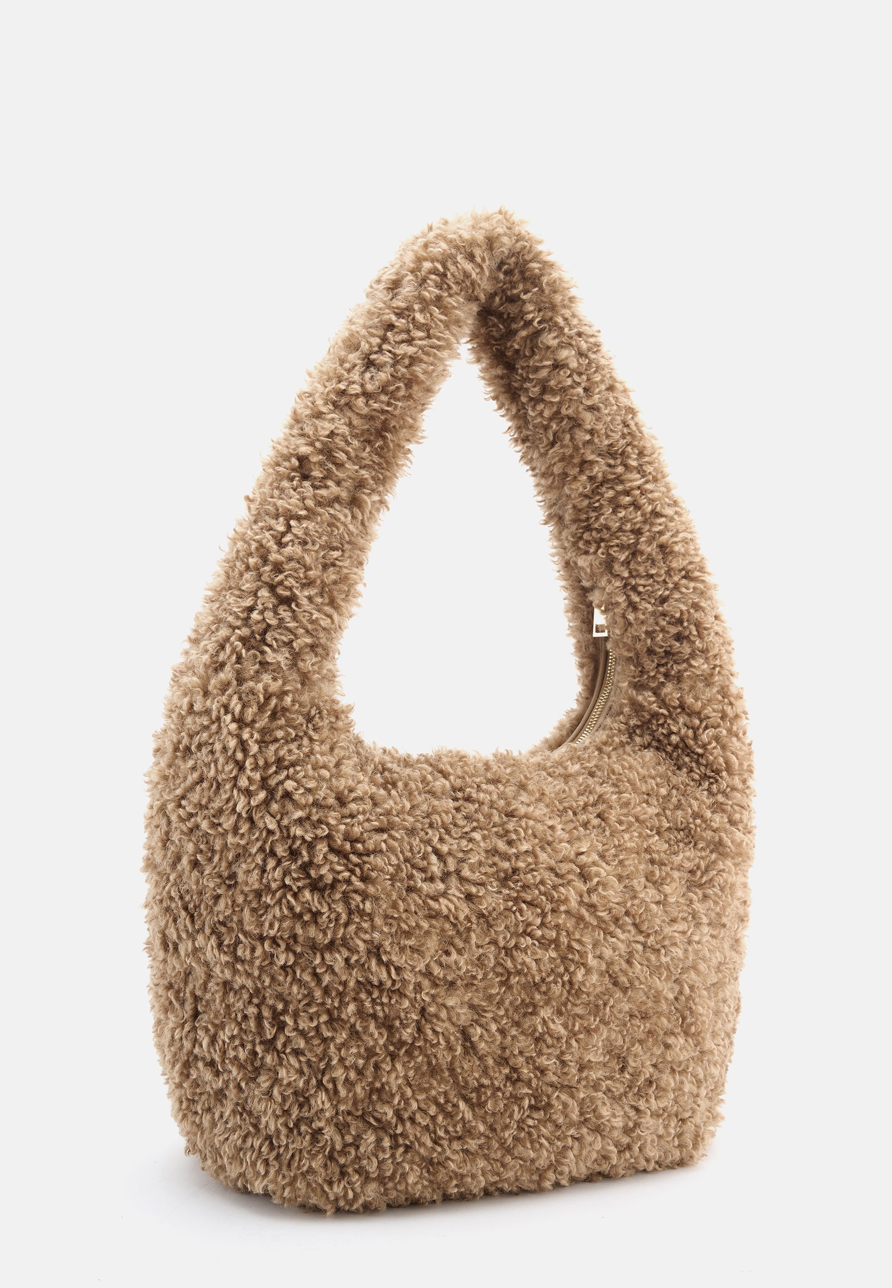 Seidenfelt - Handtaschen>Damen>Kunstledertaschen>Schulter Taschen - Letje Hobo - toffee / OS-cow white & brown / OS-warm taupe / OS