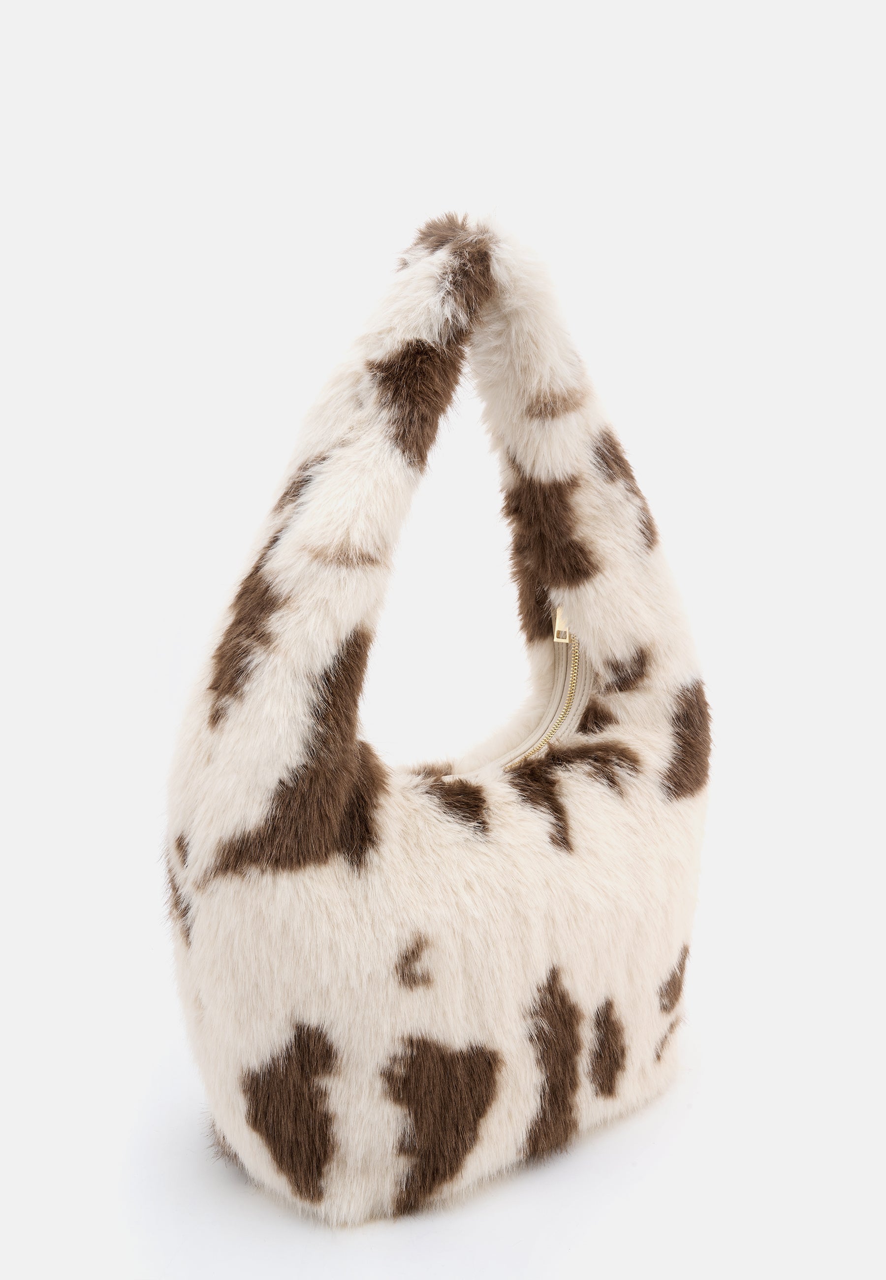 Letje Hobo cow white & brown OS