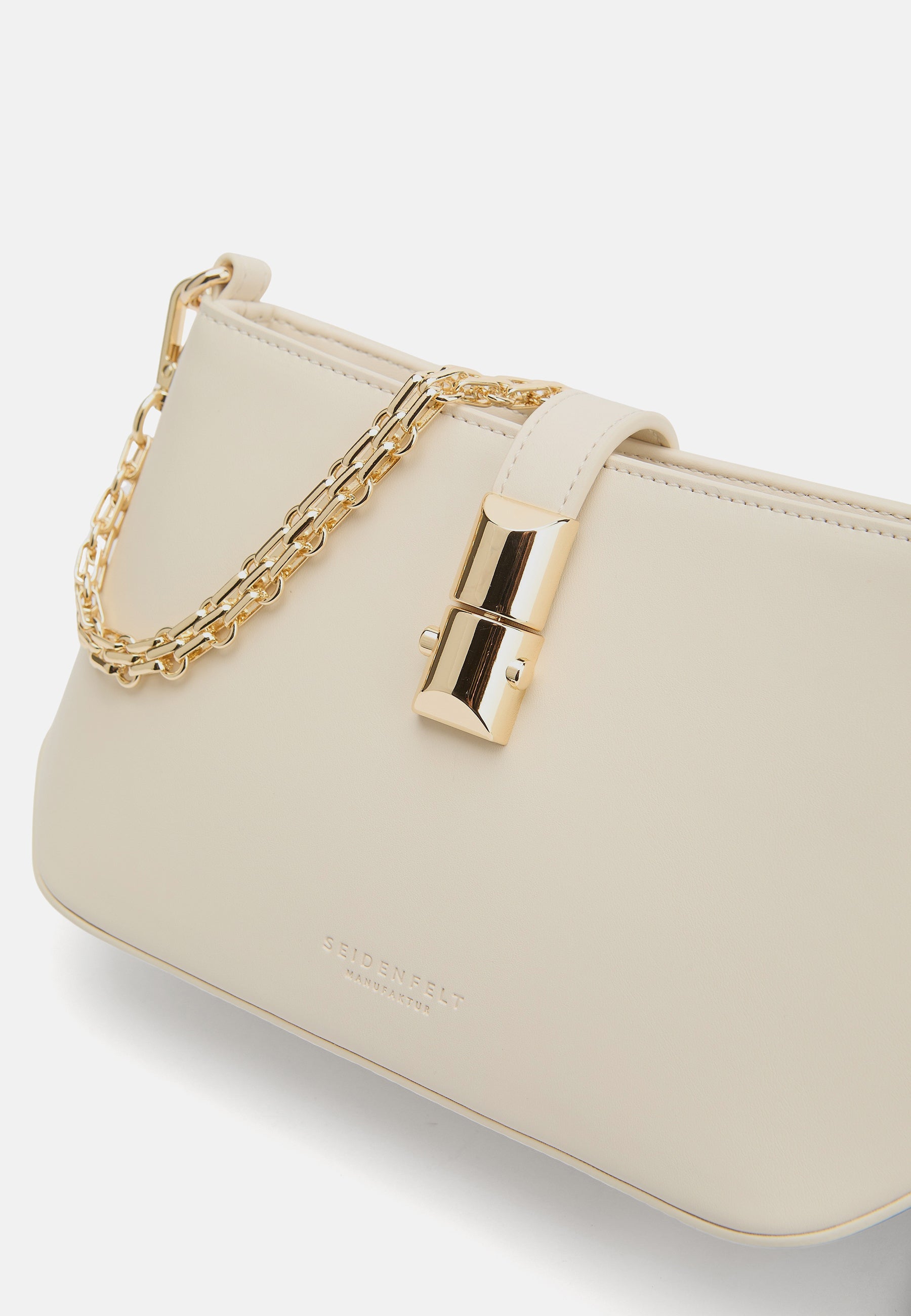 Seidenfelt - Handtaschen>Damen>Kunstledertaschen>Schulter Taschen - Lilla Ro Little Shoulderbag - black / OS-cream / OS-light sand / OS