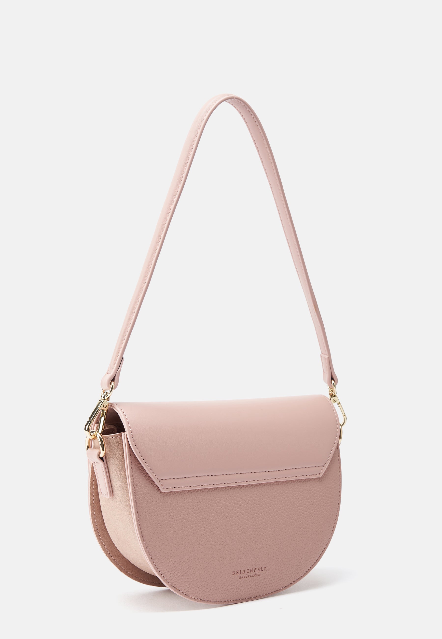 Seidenfelt - Handtaschen>Damen>Kunstledertaschen>Halbmond Taschen - Selje Saddle - black / OS-cream / OS-rose / OS