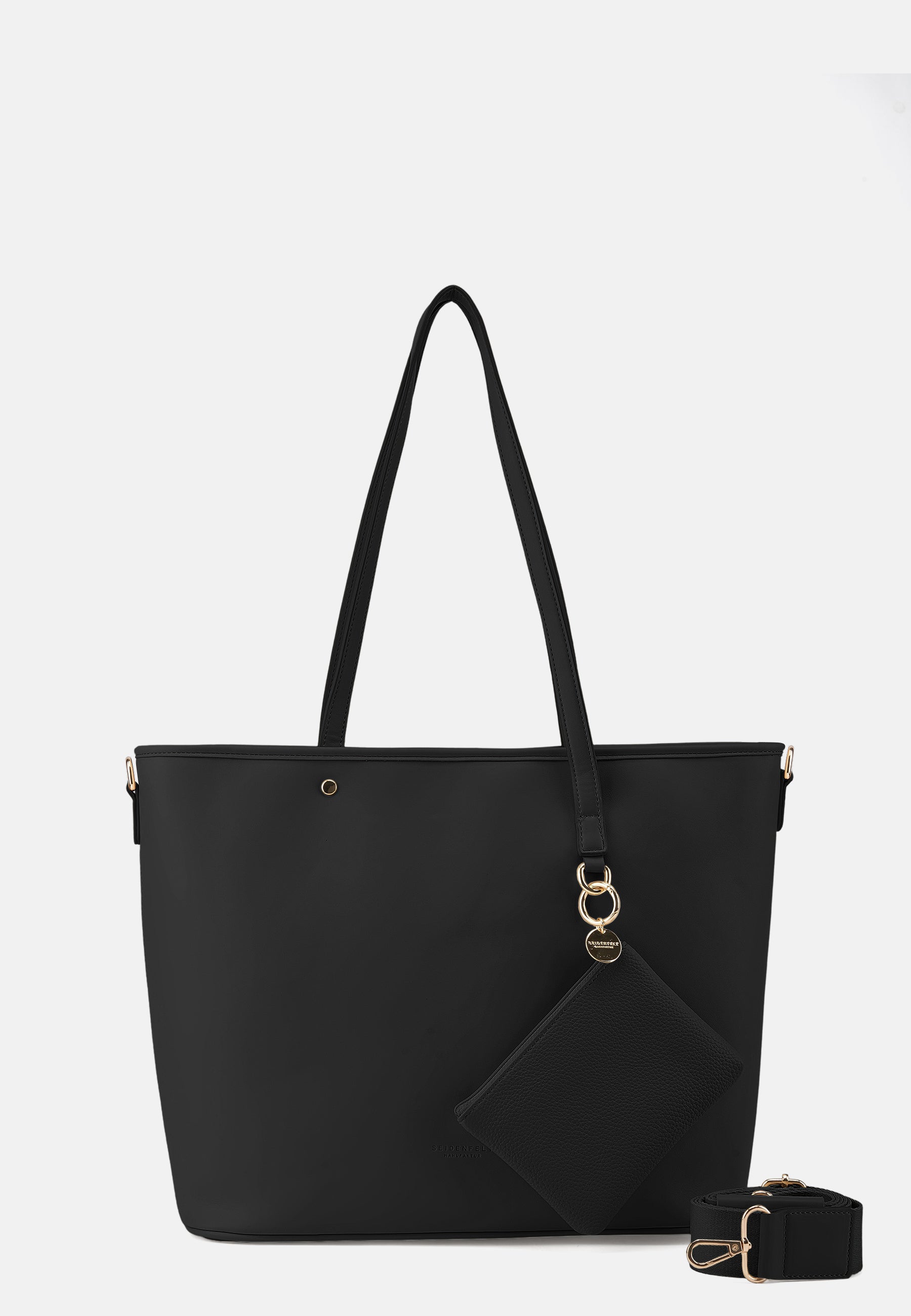 Seidenfelt - Handtaschen>Damen>Kunstledertaschen>Shopper Taschen - Selje Shopper - black / OS-cream / OS