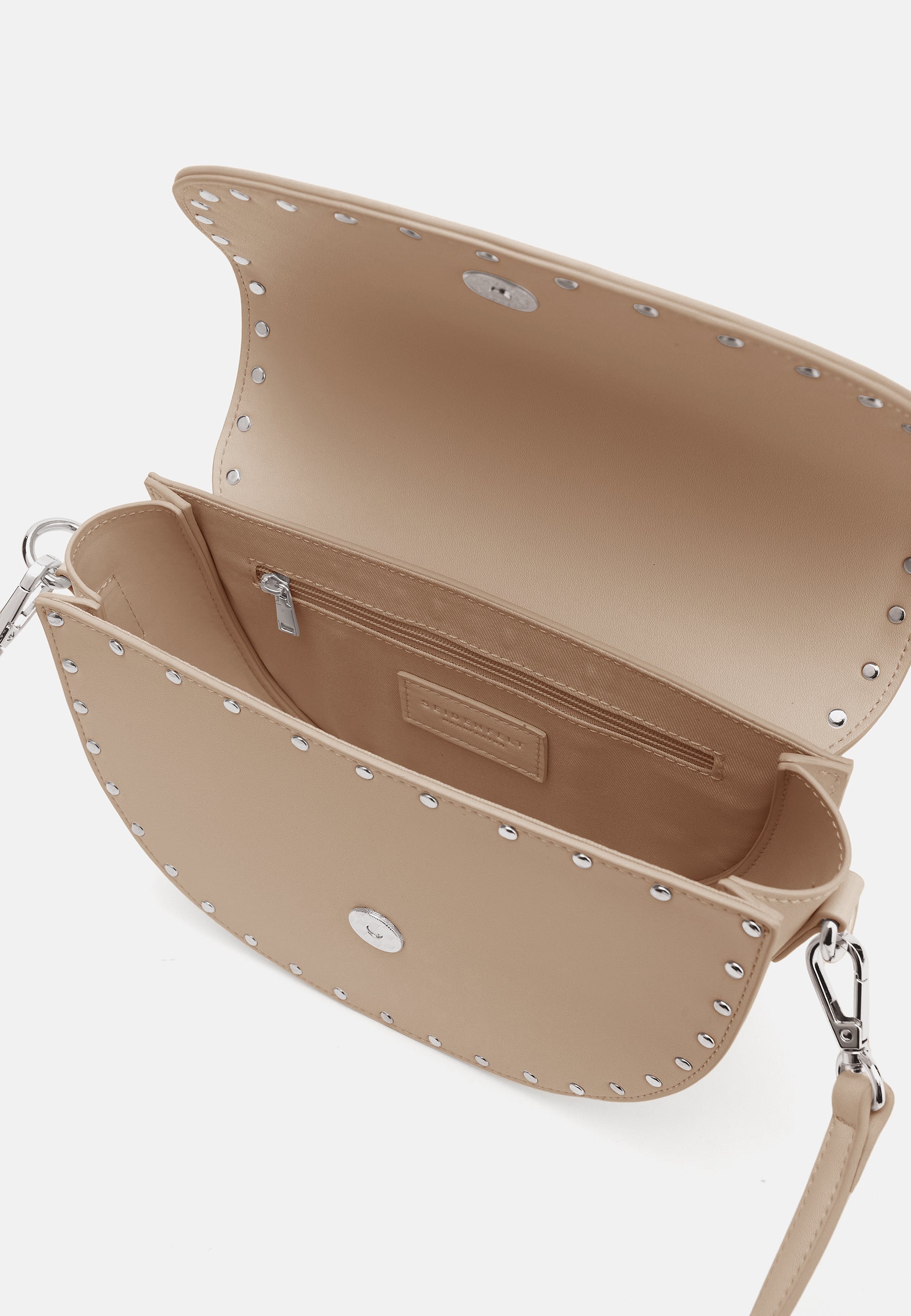 Seidenfelt - Handtaschen>Damen>Kunstledertaschen>Halbmond Taschen - Senja Saddle - black / OS-light sand / OS-beige / OS