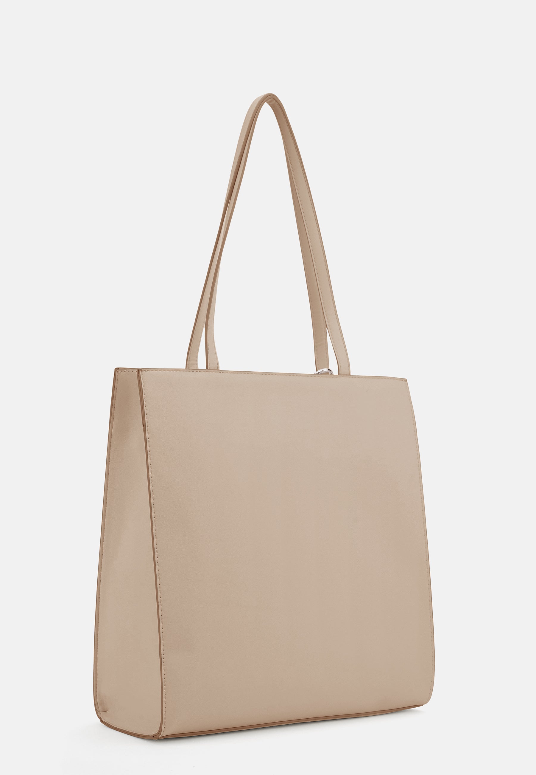 Seidenfelt - Handtaschen>Damen>Kunstledertaschen>Schulter Taschen - Senja Shopper - beige / OS-black / OS-light sand / OS