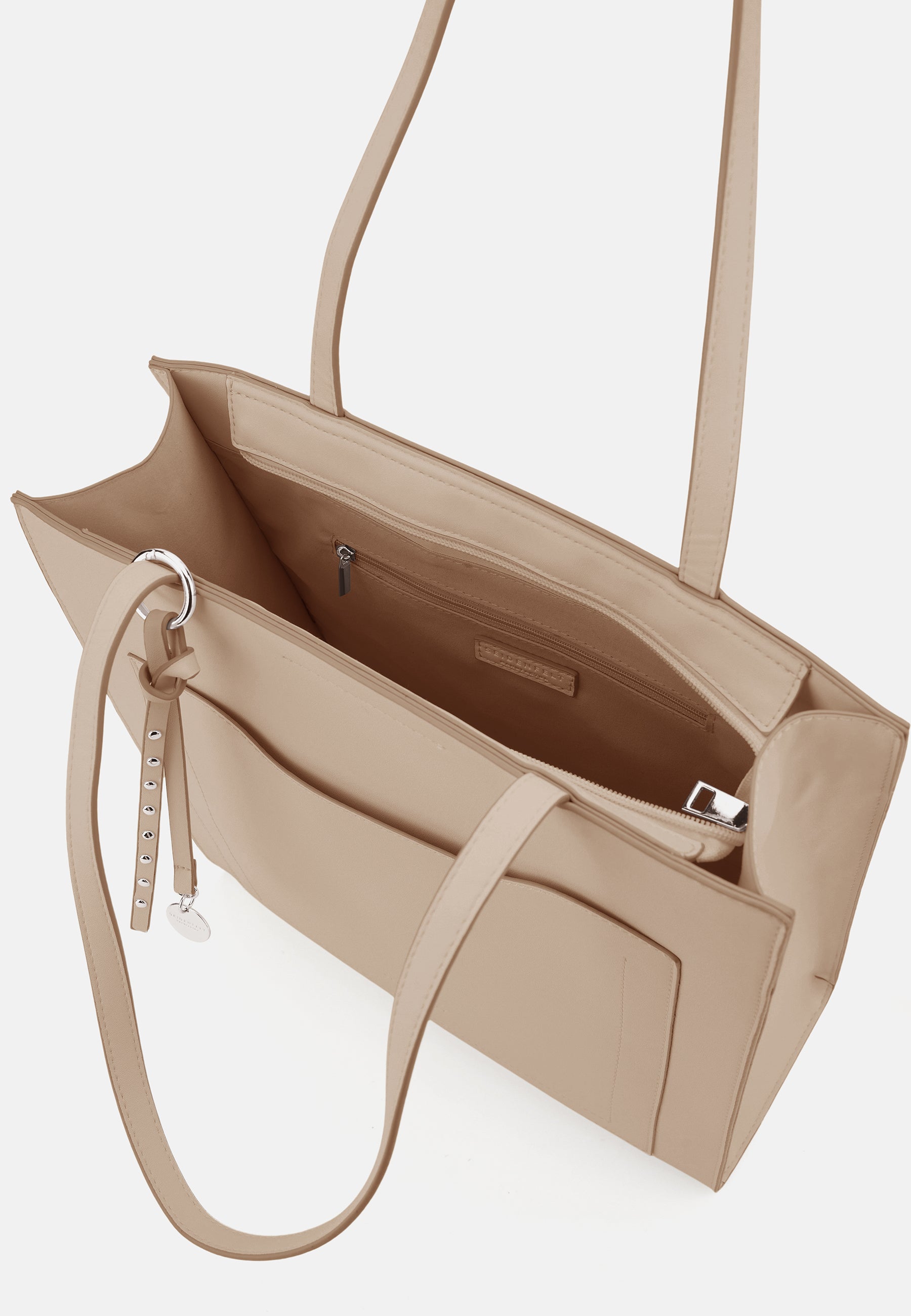 Seidenfelt - Handtaschen>Damen>Kunstledertaschen>Schulter Taschen - Senja Shopper - beige / OS-black / OS-light sand / OS