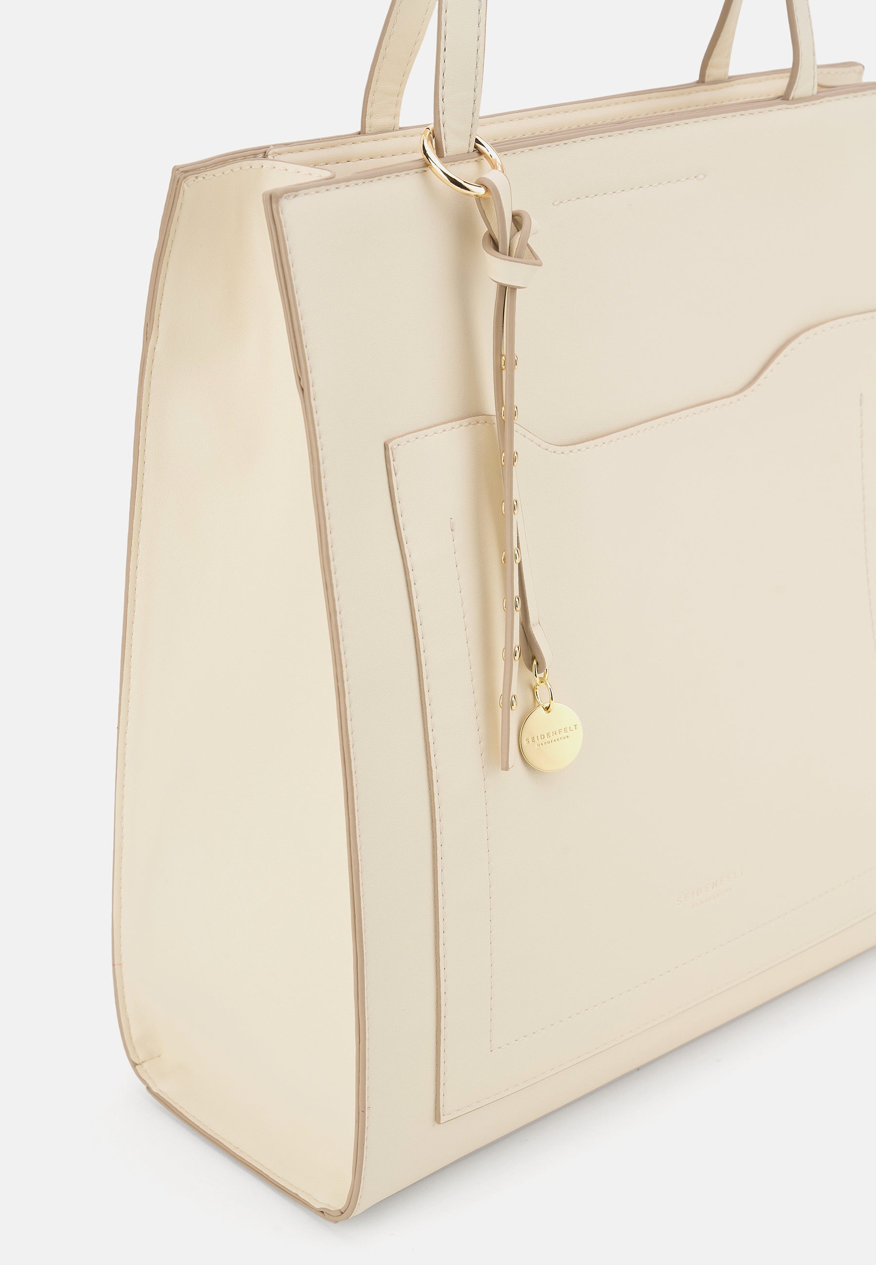 Seidenfelt - Handtaschen>Damen>Kunstledertaschen>Schulter Taschen - Senja Shopper - beige / OS-black / OS-light sand / OS