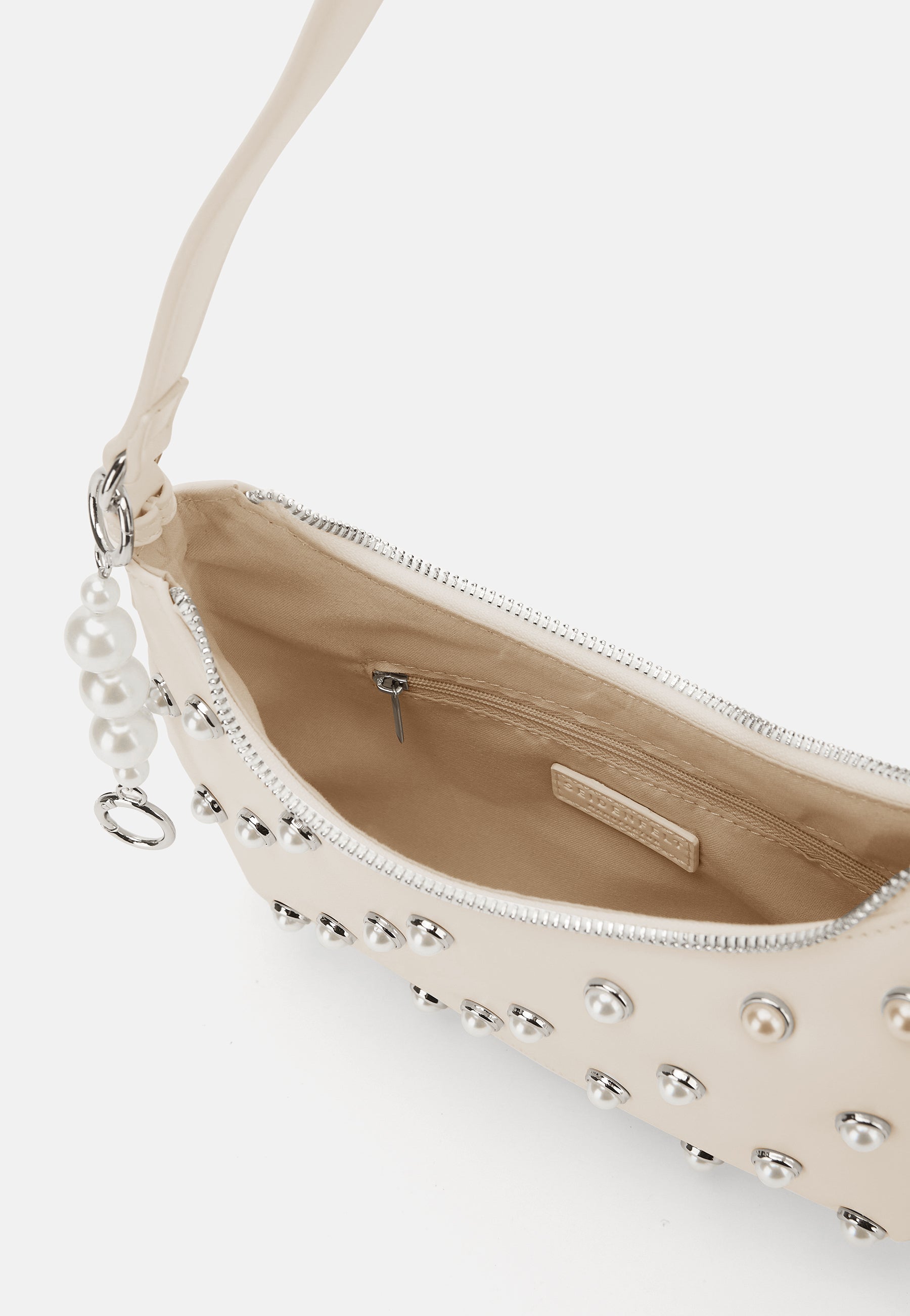 Seidenfelt - Handtaschen>Damen>Kunstledertaschen>Halbmond Taschen - Tydal Halfmoon Bag - cream / OS-bright white / OS