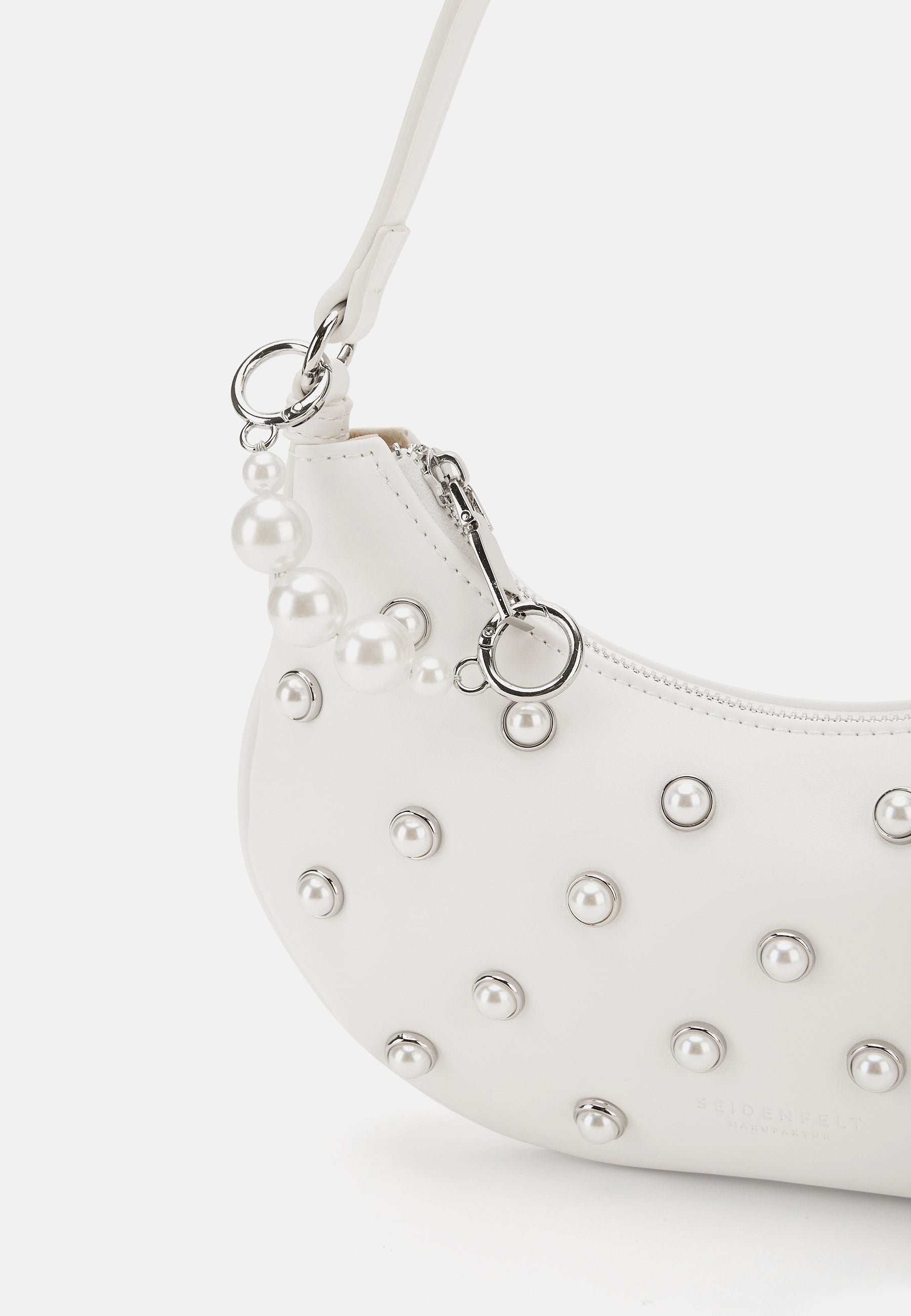 Seidenfelt - Handtaschen>Damen>Kunstledertaschen>Halbmond Taschen - Tydal Halfmoon Bag - cream / OS-bright white / OS