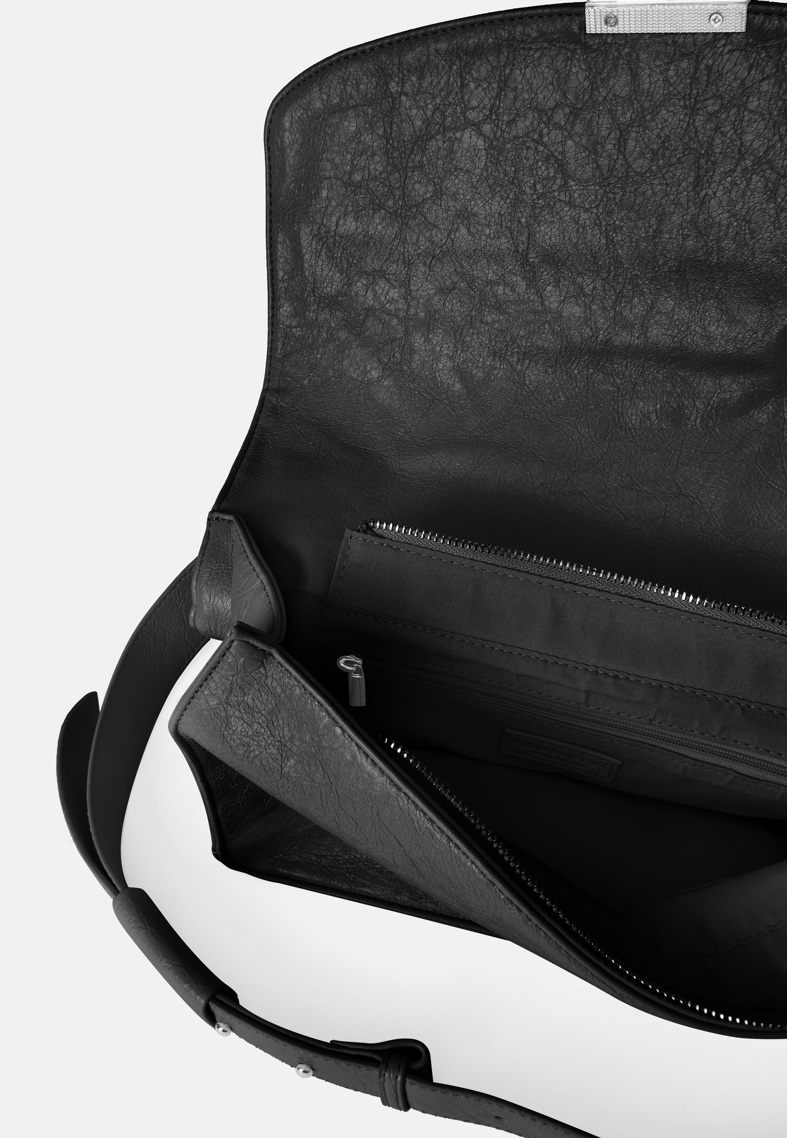 Seidenfelt - Handtaschen>Damen>Kunstledertaschen>Schulter Taschen - Vejen Shoulderbag - glossy black / OS-glossy white / OS-glossy sand / OS