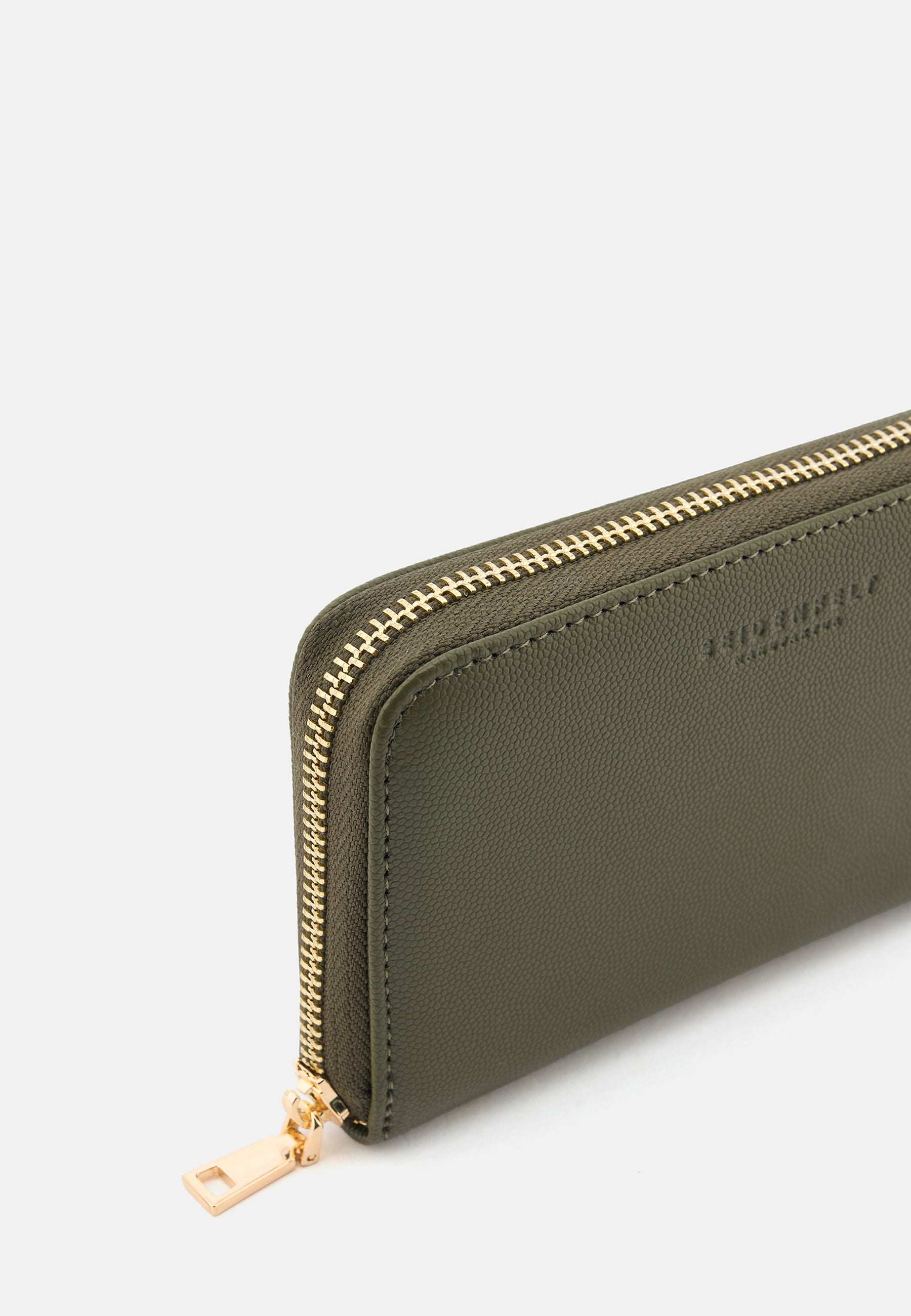 Seidenfelt - Wallets - Ebba - glossy black / OS-olive / OS-croco print ice blue / OS-denim in blue / OS