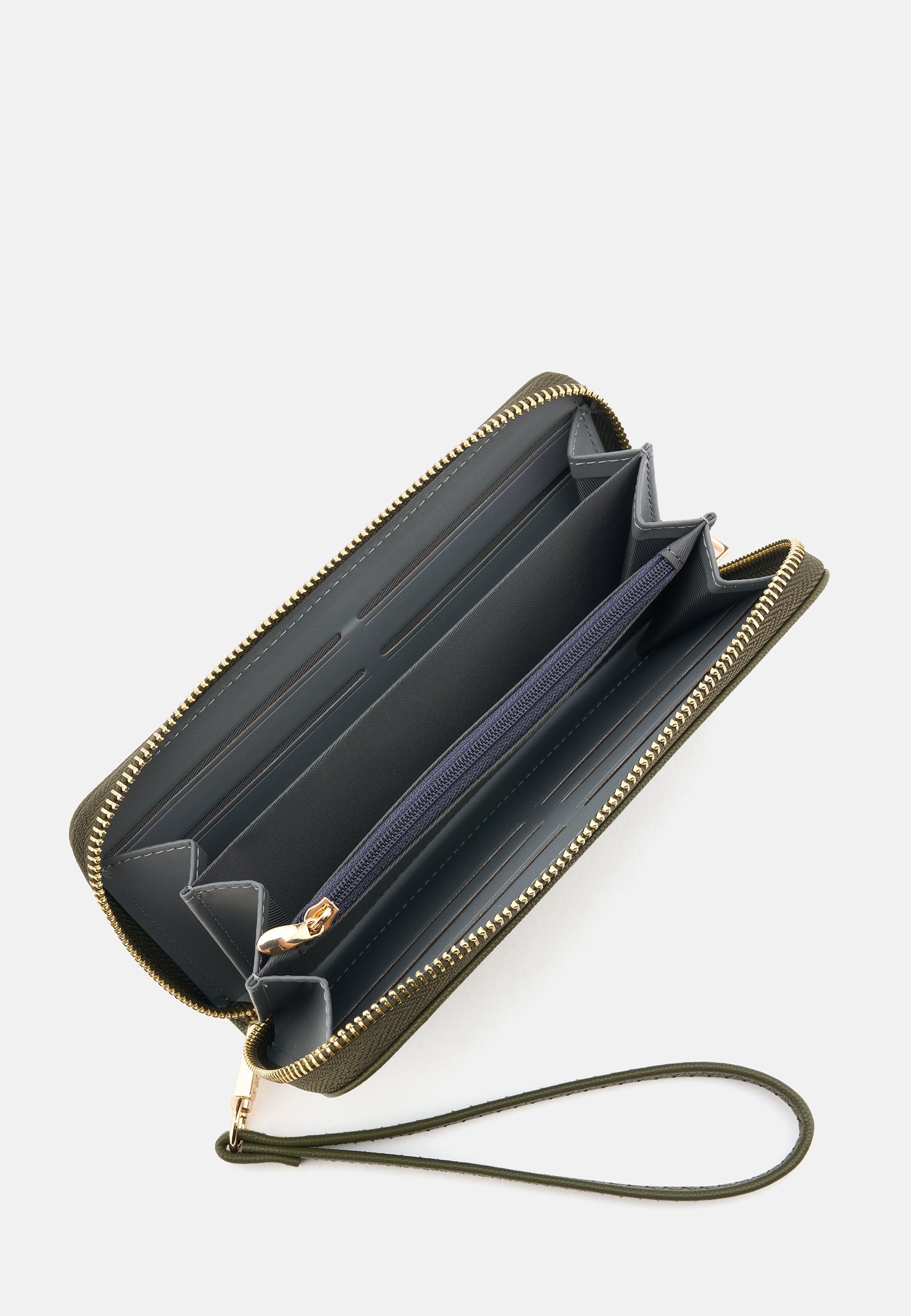Seidenfelt - Wallets - Smilla - croco print black / OS-glossy black / OS-summer stone / OS-soft cream / OS-khaki / OS