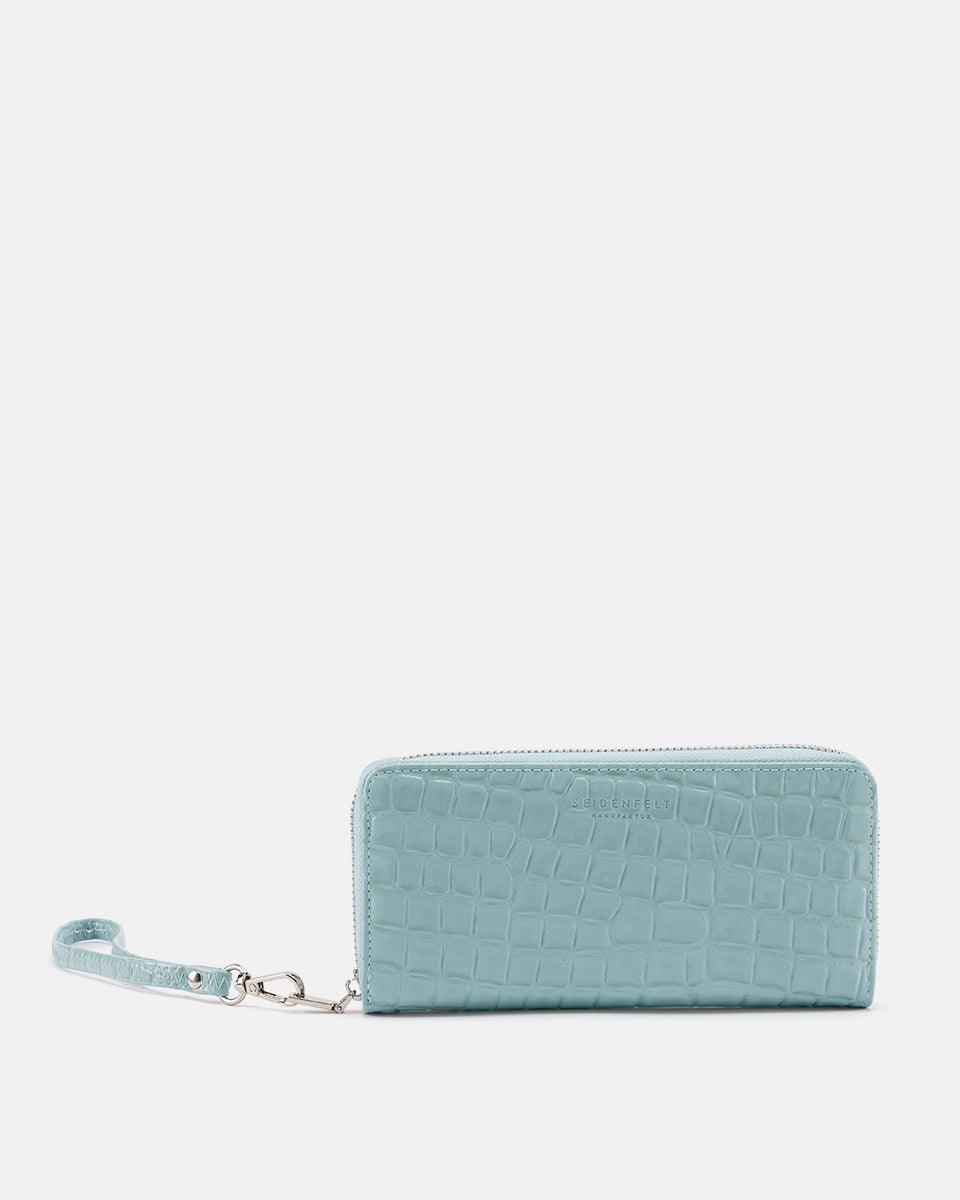 Seidenfelt - Wallets - Smilla - croco print black / OS-glossy black / OS-summer stone / OS-soft cream / OS-khaki / OS