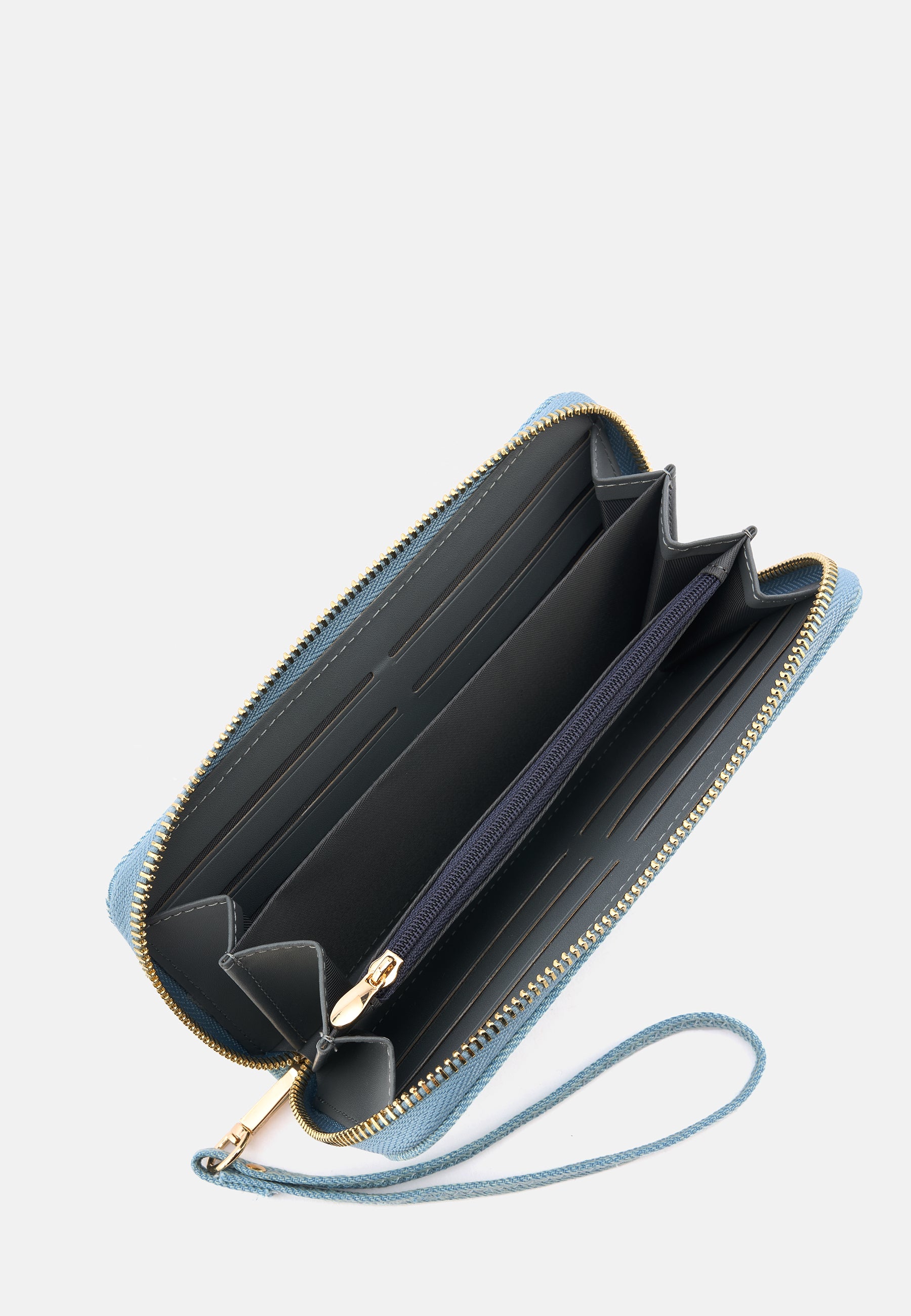 Seidenfelt - Wallets - Smilla - croco print black / OS-glossy black / OS-summer stone / OS-soft cream / OS-khaki / OS