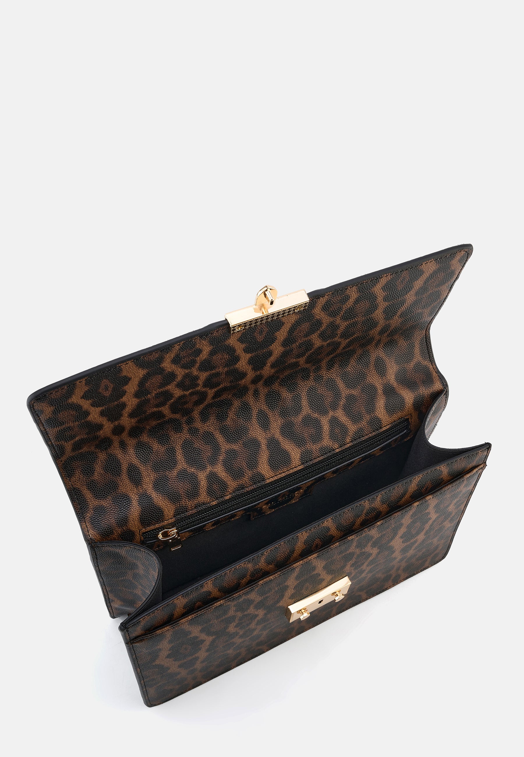 Seidenfelt - Handtaschen>Damen>Kunstledertaschen>Crossbody Taschen - Roros Big - black / black / OS-dark brown / OS-leo brown / OS