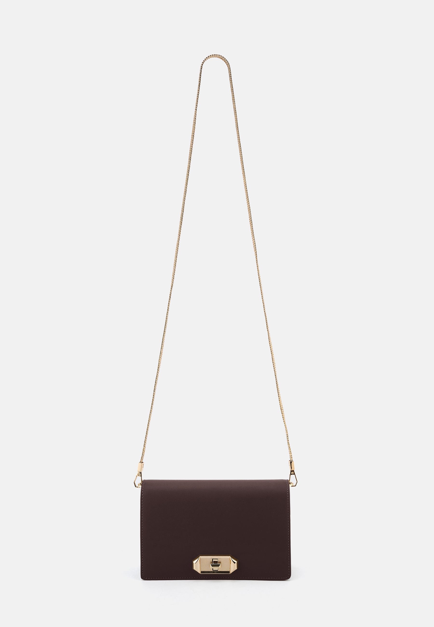 Eiby Clutch dark chocolate OS