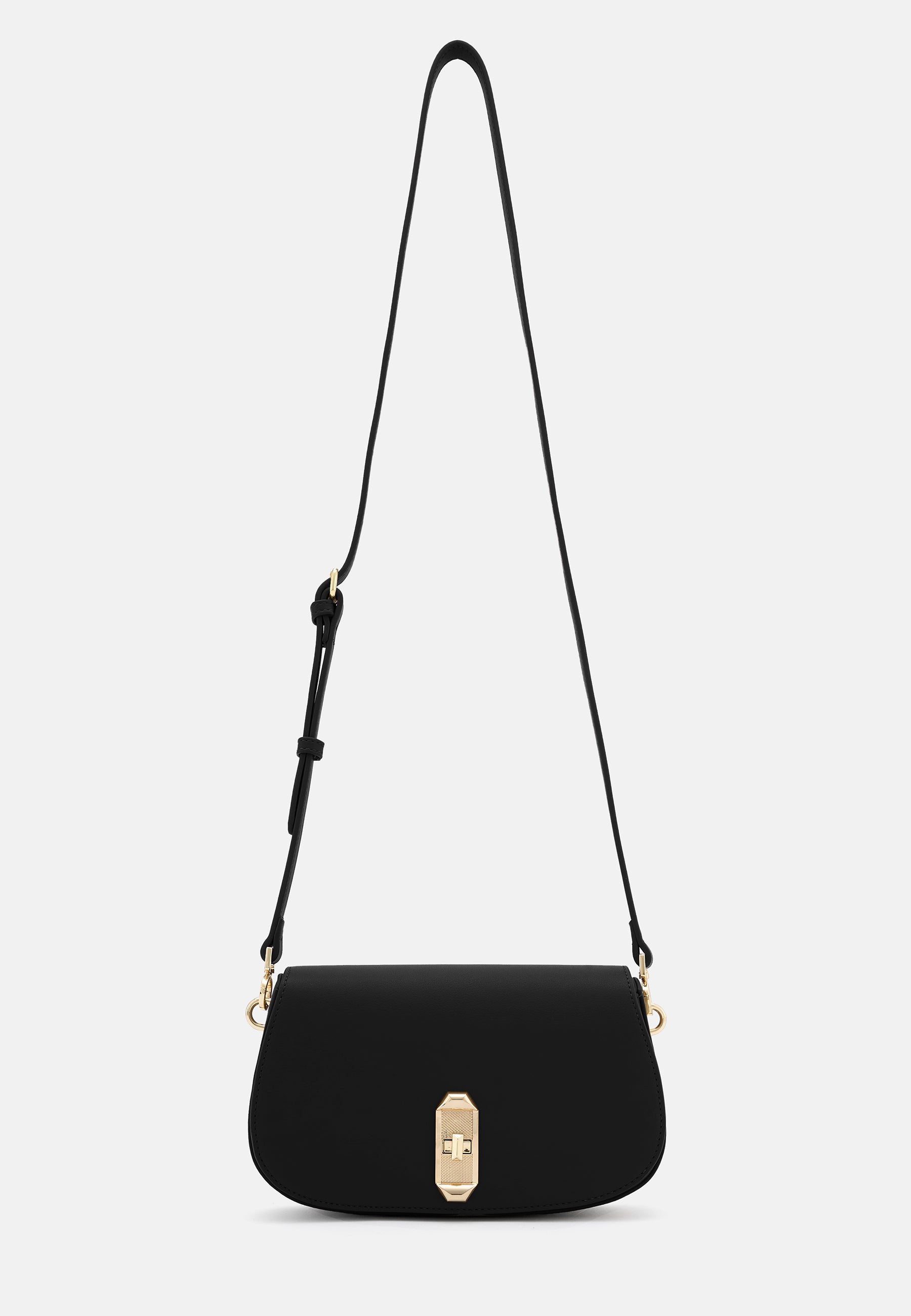 Seidenfelt - Bags - Eiby Crossbag - black / OS-dark chocolate / OS-stone grey / OS-khaki green / OS