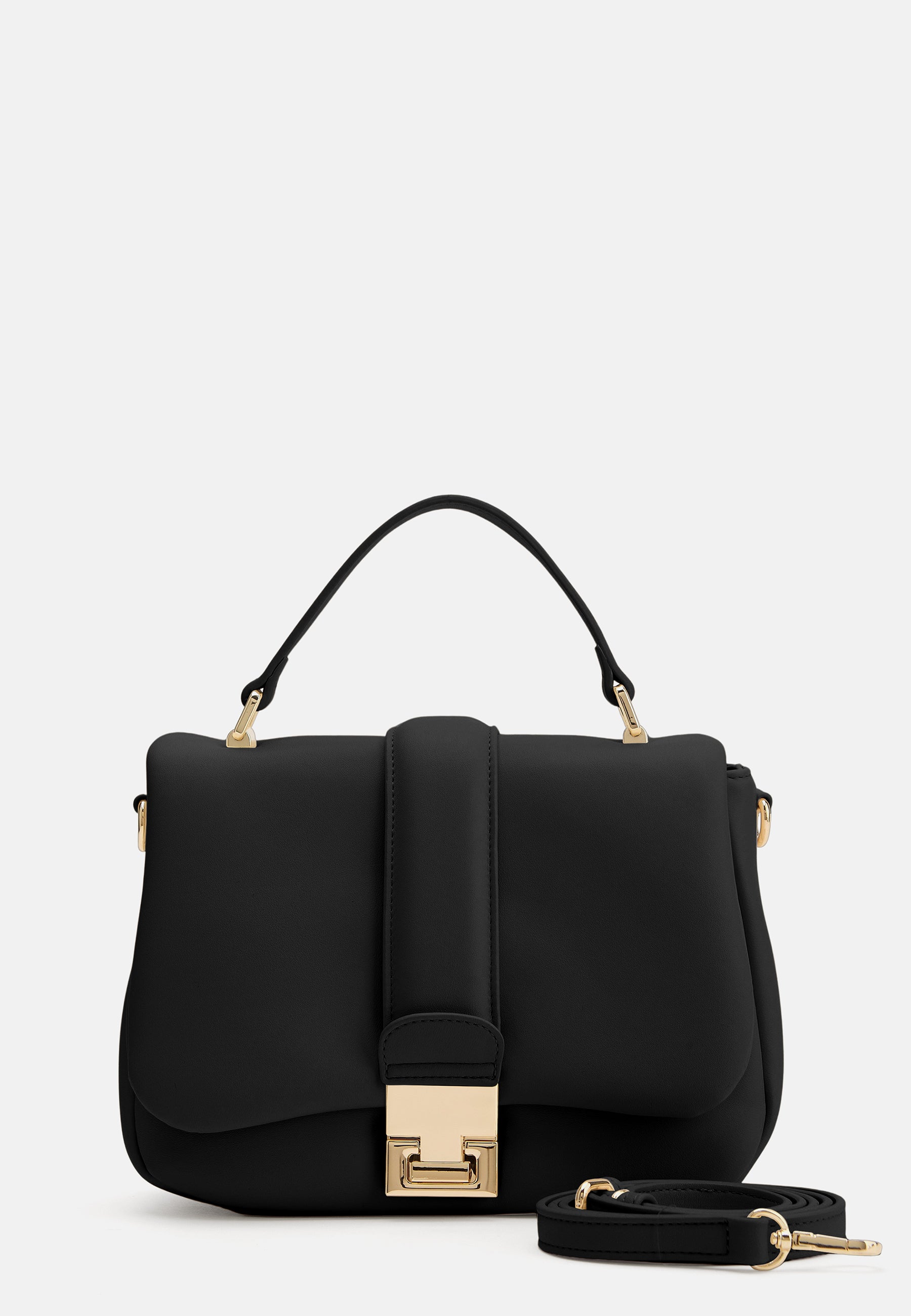 Seidenfelt - Handtaschen>Damen>Kunstledertaschen>Hand Taschen - Evje Top Handle Bag - black / OS-cream / OS-light sand / OS