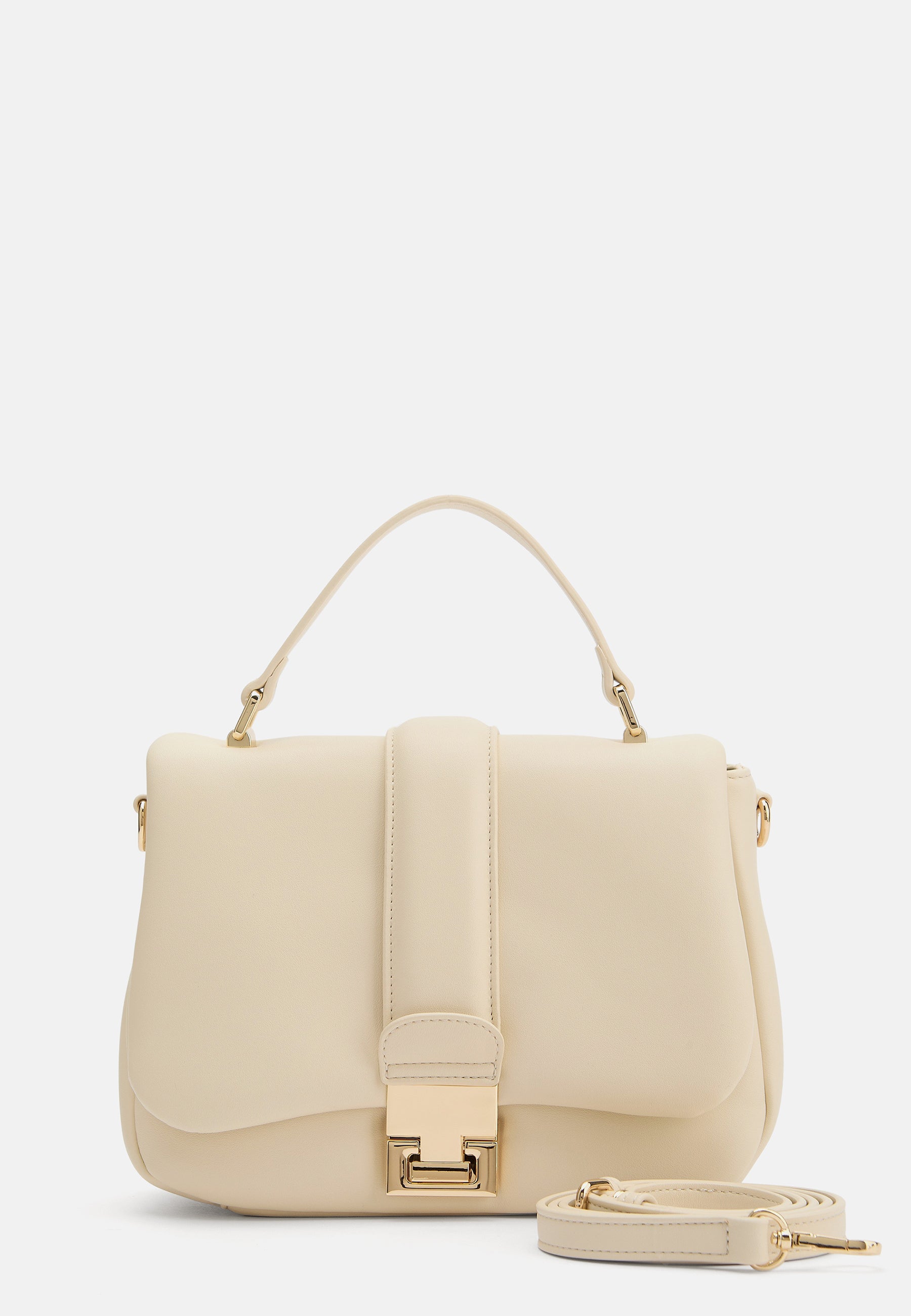 Evje Top Handle Bag cream OS