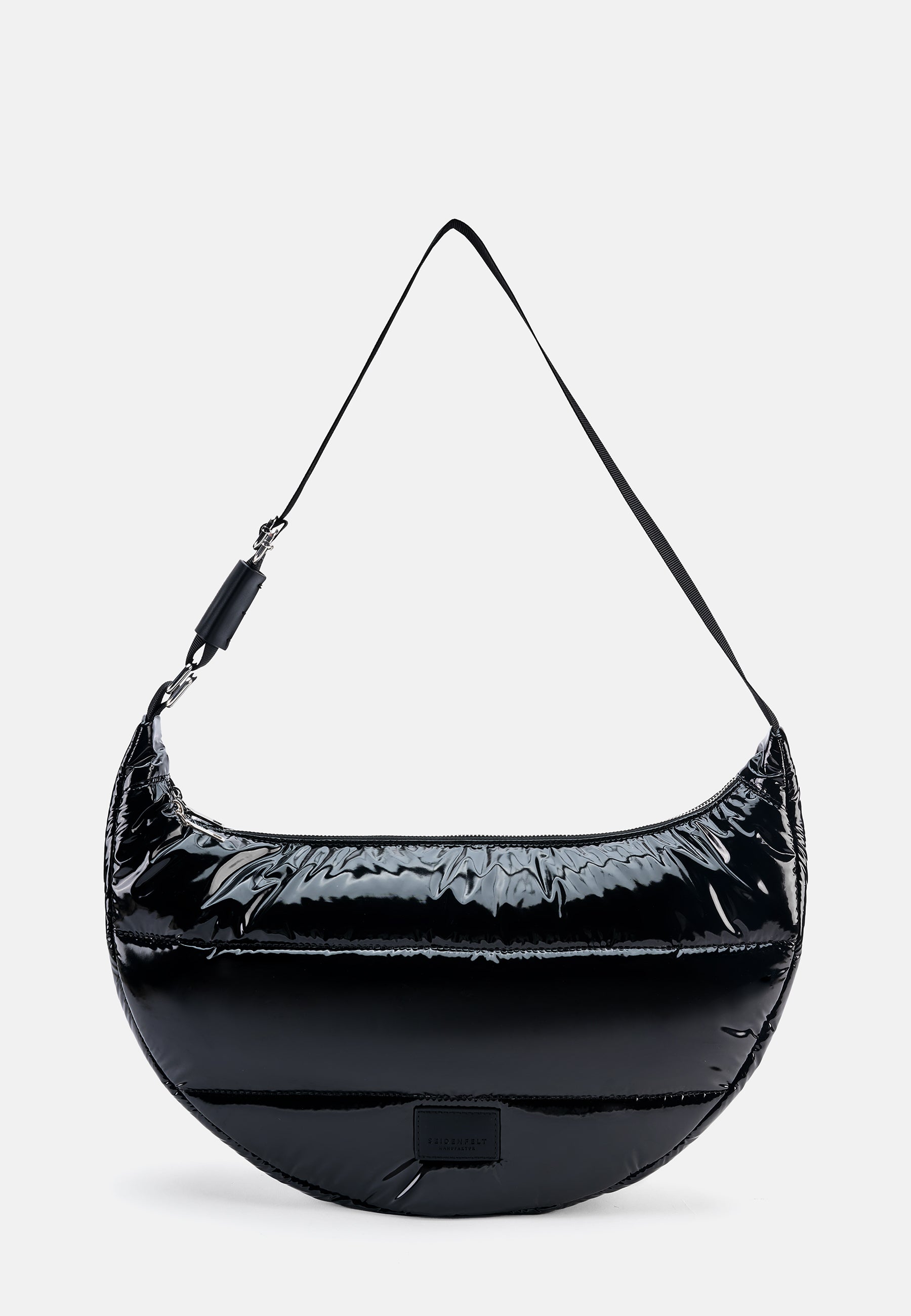 Seidenfelt - Bags - Glossy Nylon Norrlida Halfmoon - black / OS