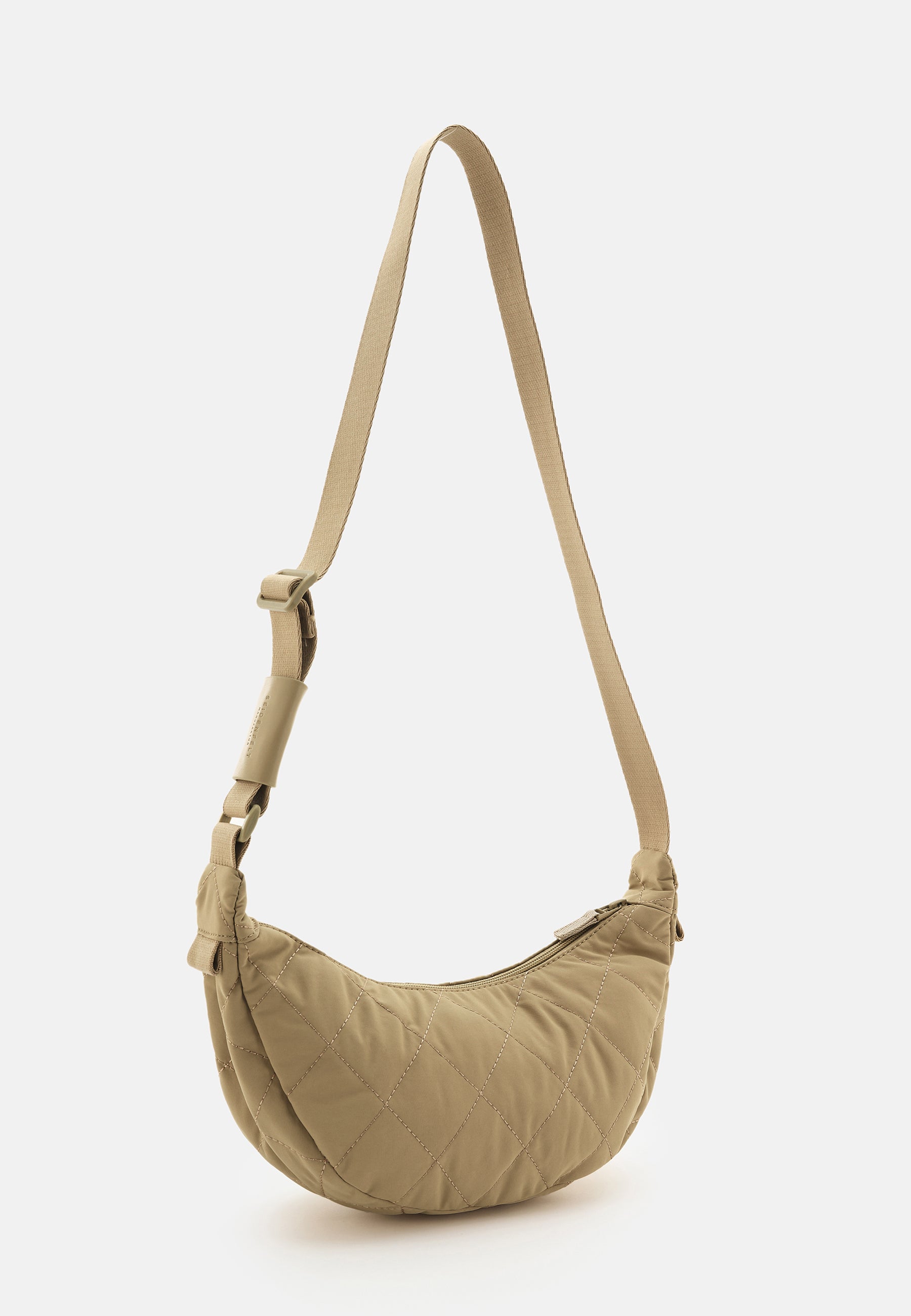 Seidenfelt - Bags - Hetta Halfmoon Bag - black / OS-Greige Khaki / OS-cool grey / OS-soft toffee / OS