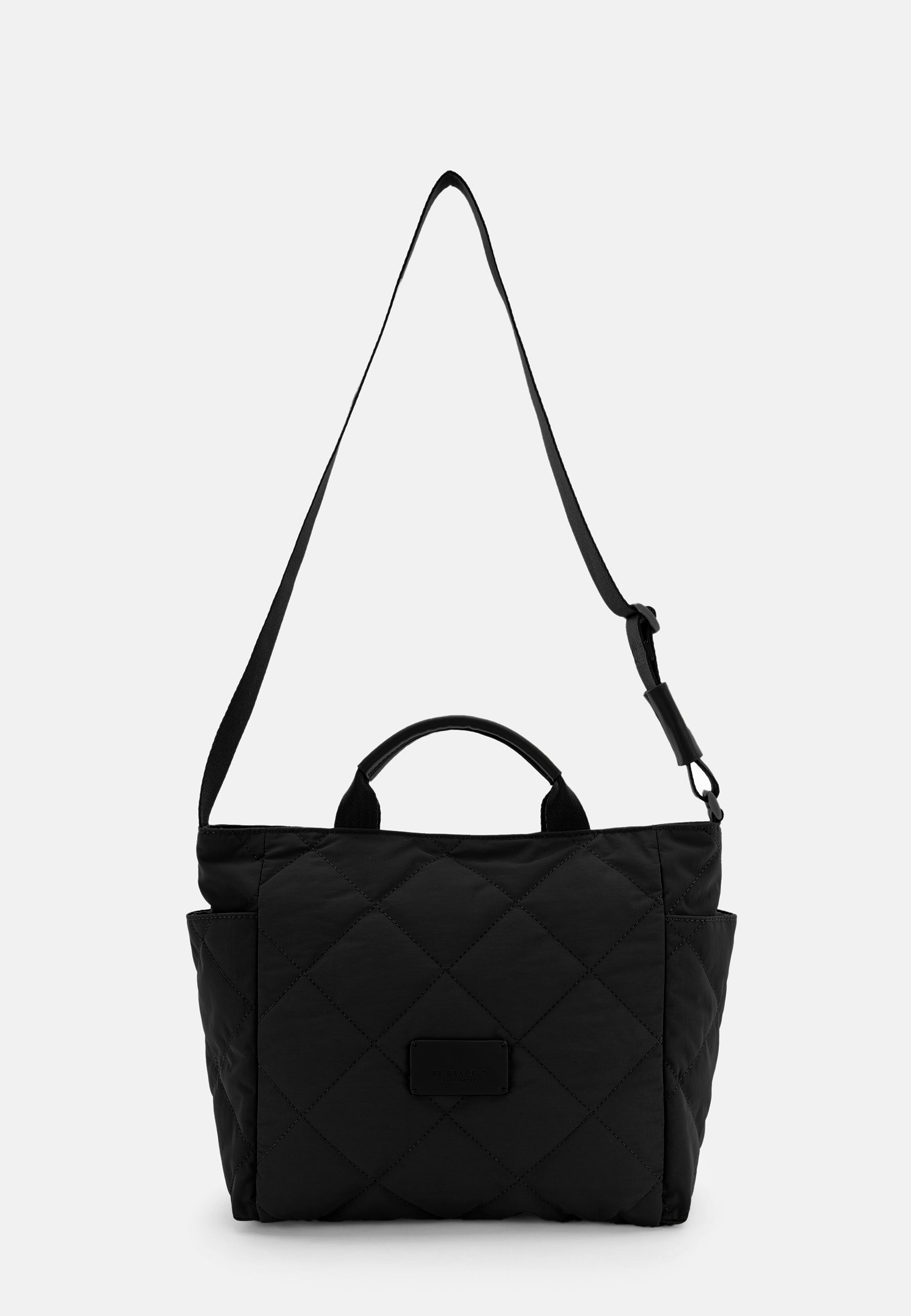 Seidenfelt - Bags - Hetta Handbag - black / OS-soft toffee / OS-Greige Khaki / OS