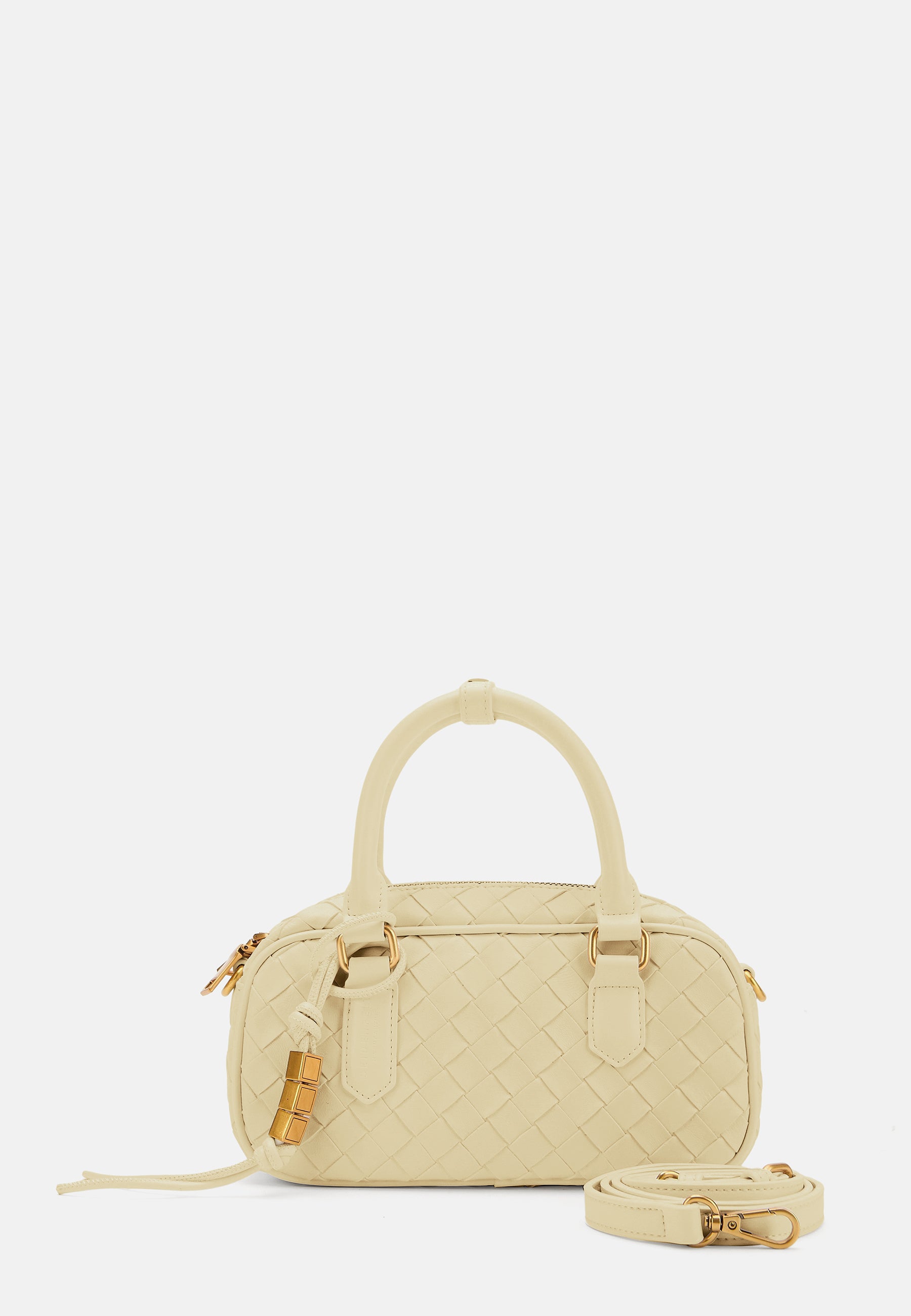 Seidenfelt - Handtaschen>Damen>Kunstledertaschen>Hand Taschen - Kinna Bowling Bag - black / OS-shy yellow / OS