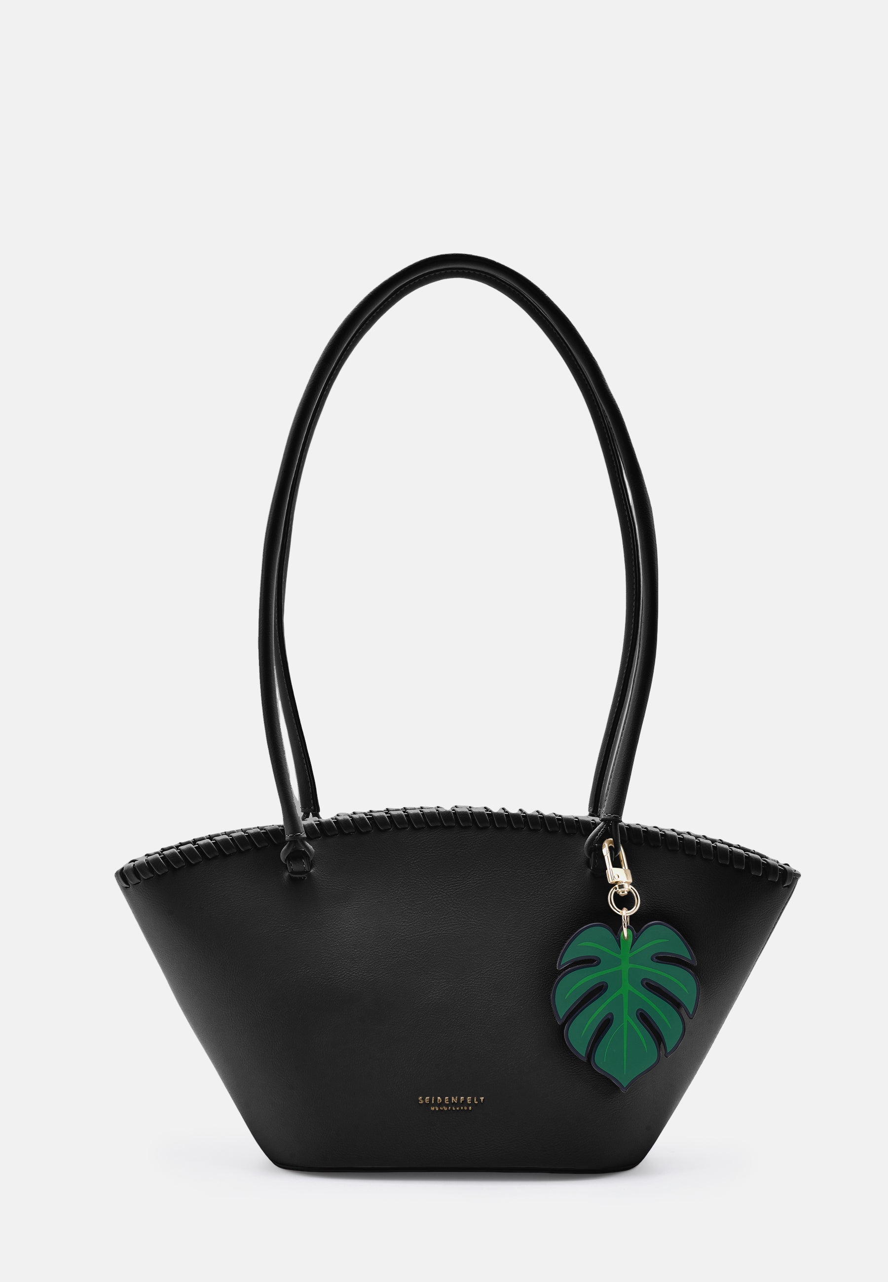 Seidenfelt - Bags - Liljendal Tulip Shopper - beige / OS-black / OS-matcha green / OS
