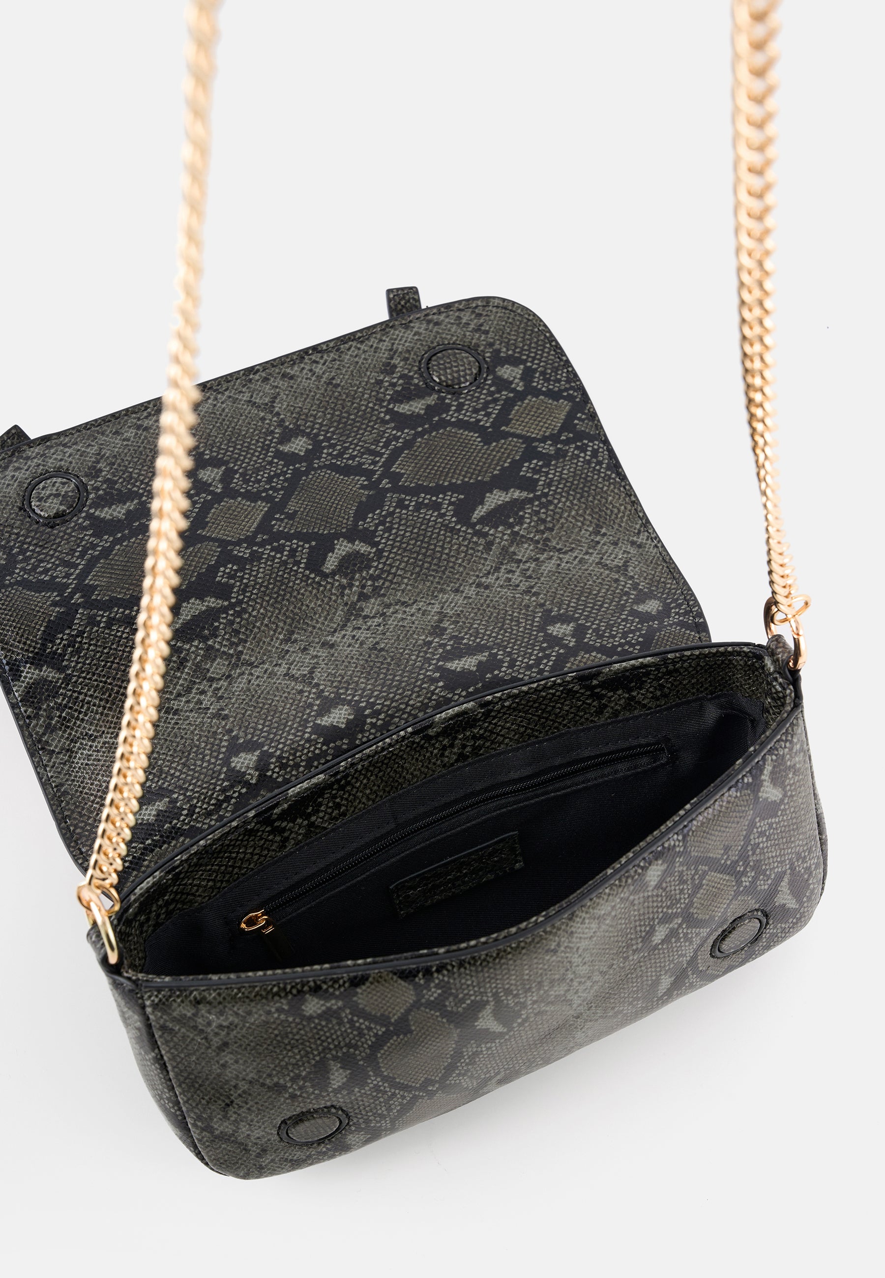 Lilleby Crossbag reptile dark green OS