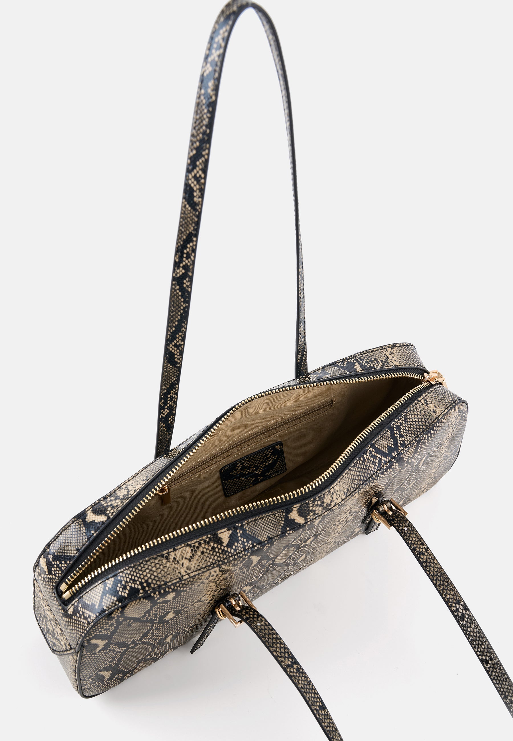 Lilleby Shoulderbag reptile beige OS