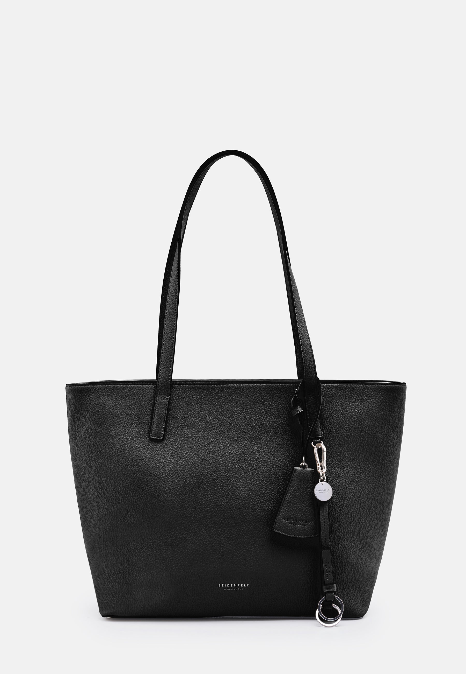 Seidenfelt - Bags - Lohja Shopper - Cool Taupe / OS-black / OS-beige / OS