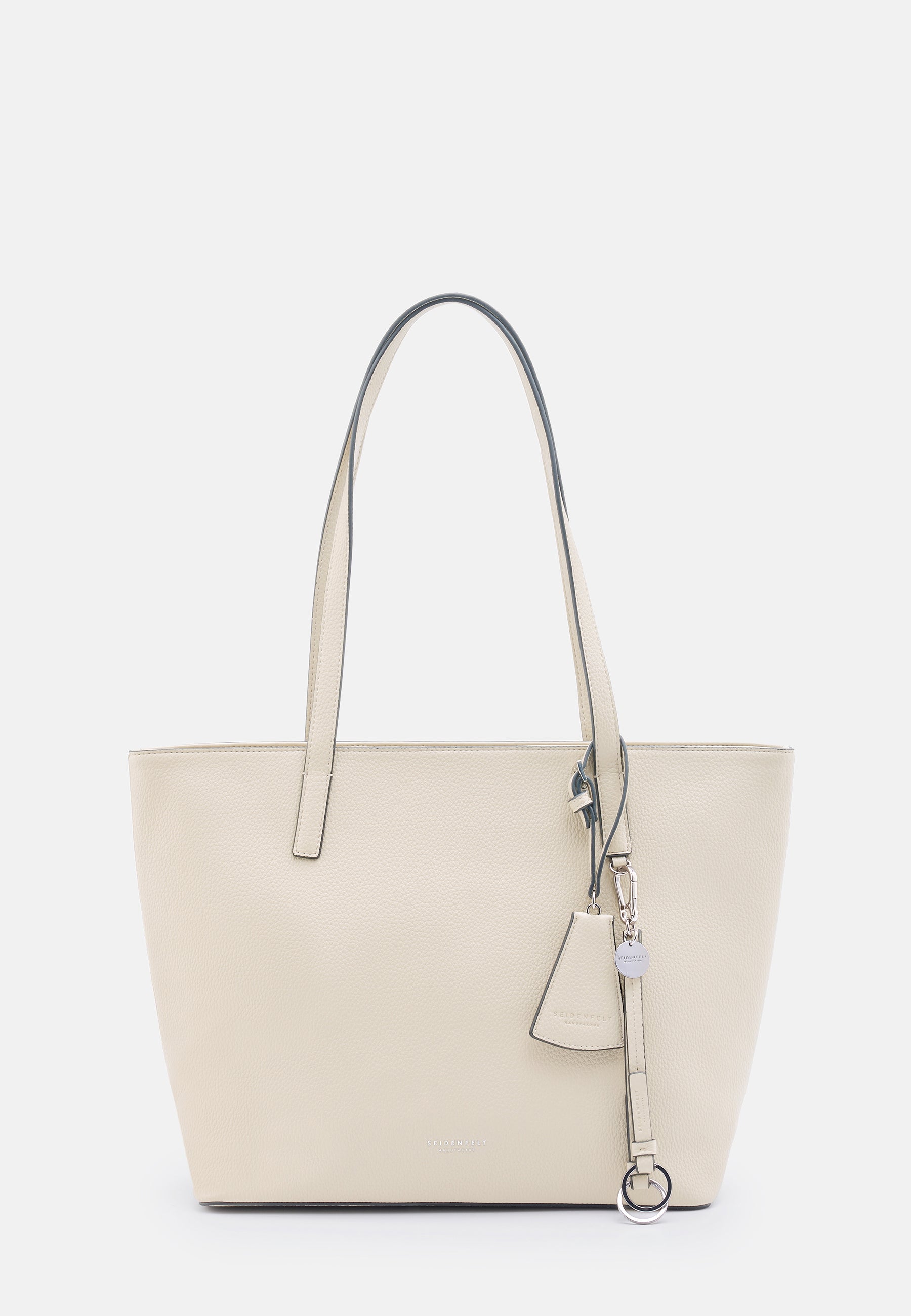 Seidenfelt - Bags - Lohja Shopper - Cool Taupe / OS-black / OS-beige / OS