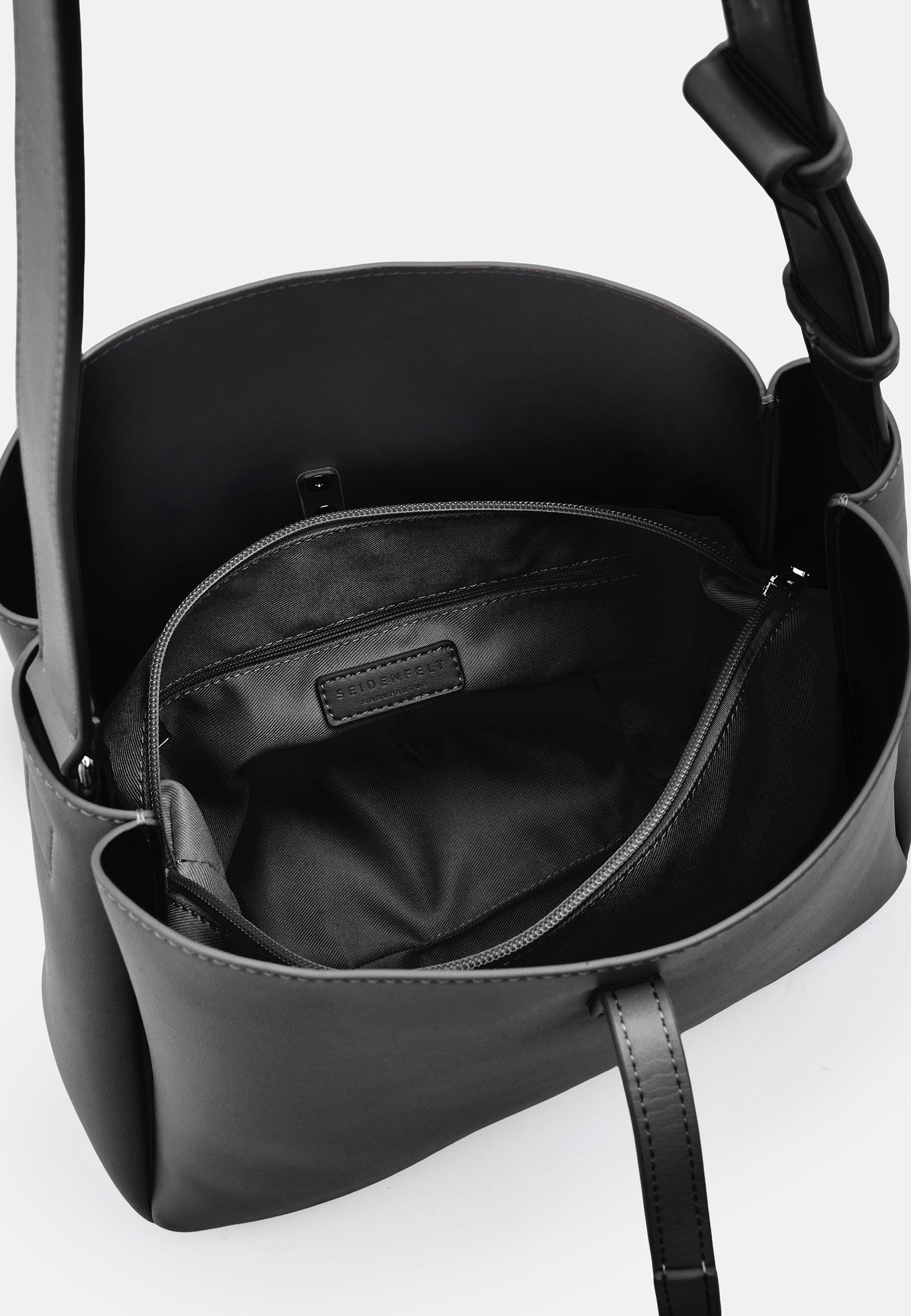 Seidenfelt - Bags - Loviisa Crossbody Hobo - black / OS-Cloudy Beige / OS-Cool Taupe / OS