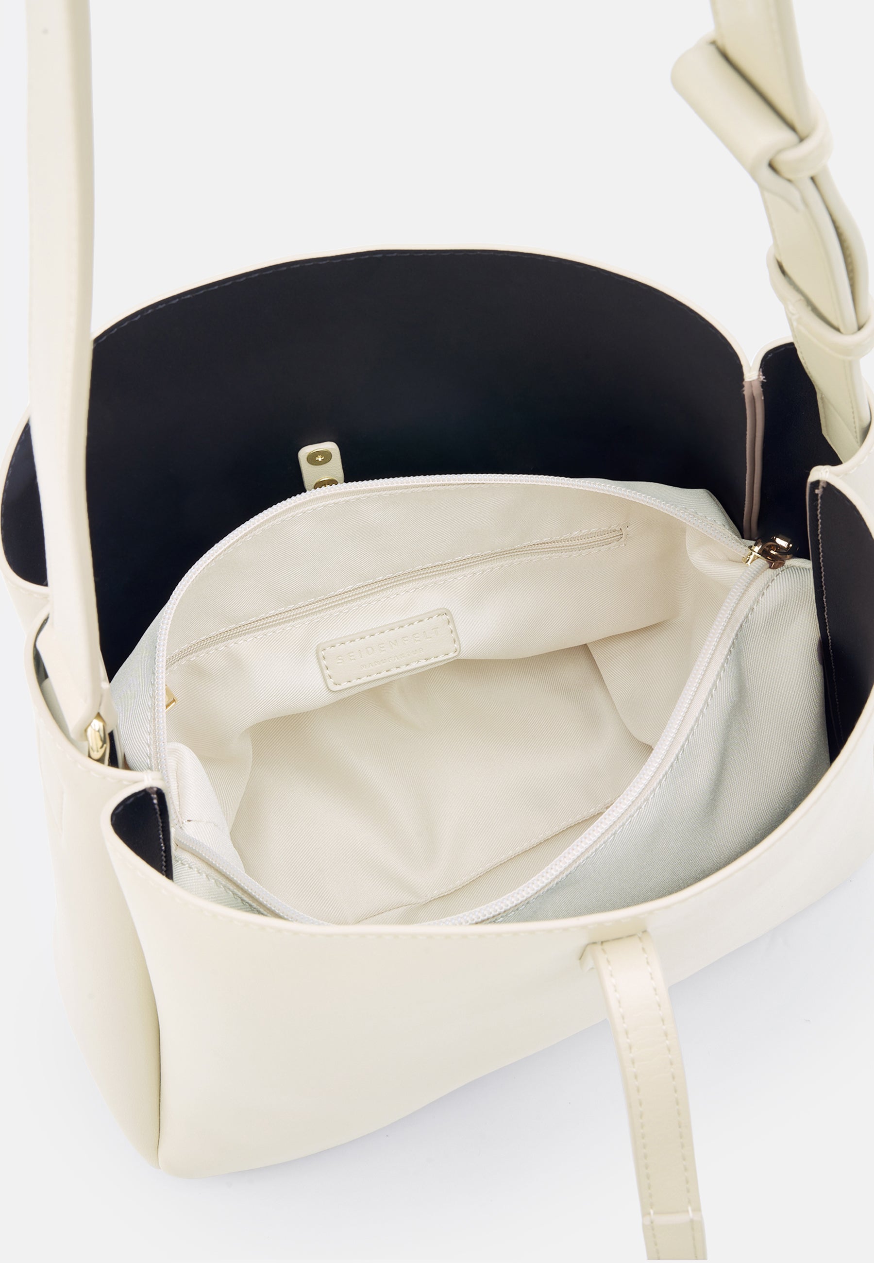 Seidenfelt - Bags - Loviisa Crossbody Hobo - black / OS-Cloudy Beige / OS-Cool Taupe / OS
