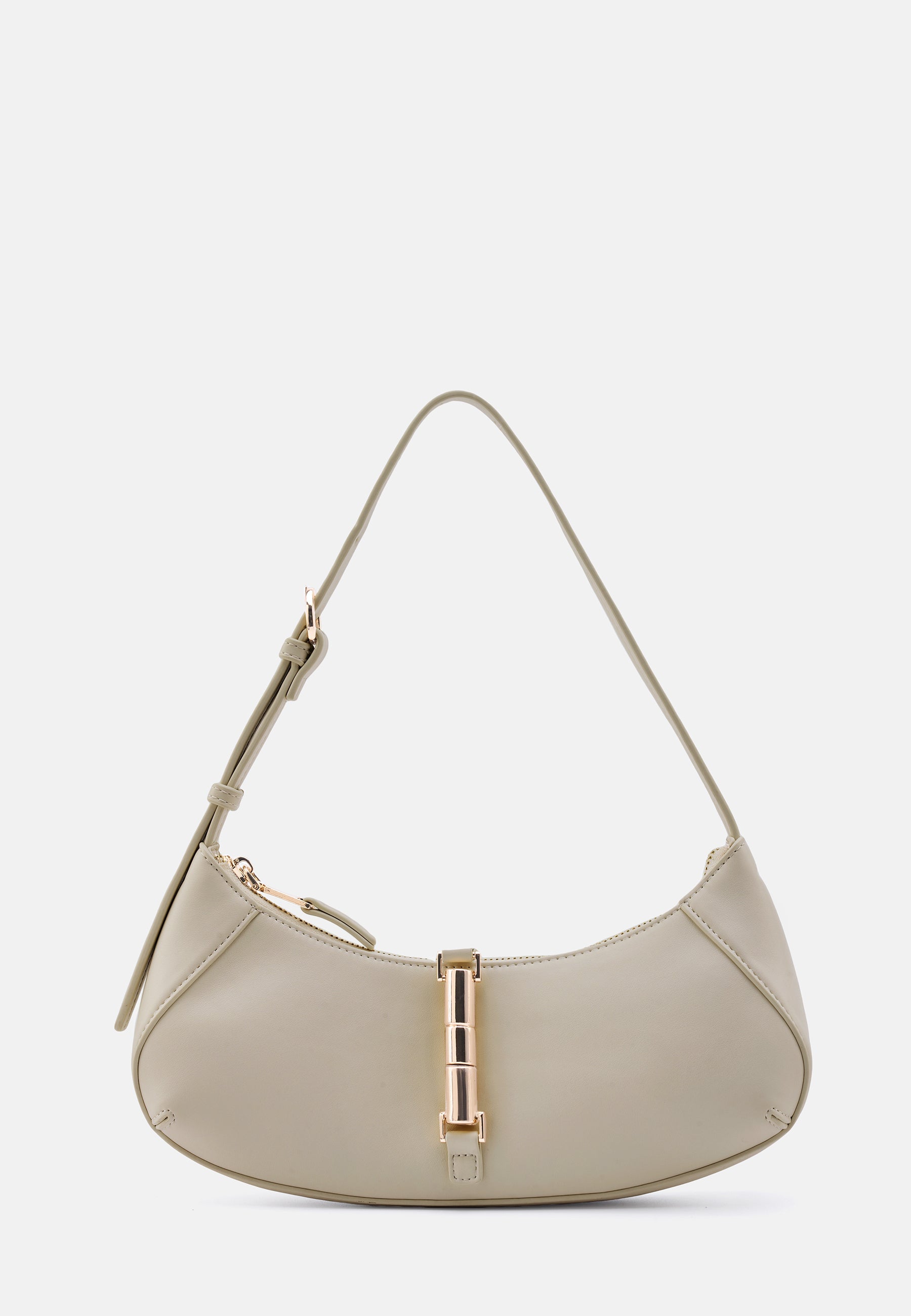 Seidenfelt - Bags - Loviisa East-West-Shoulderbag - Cloudy Beige / OS-black / OS-Cool Taupe / OS