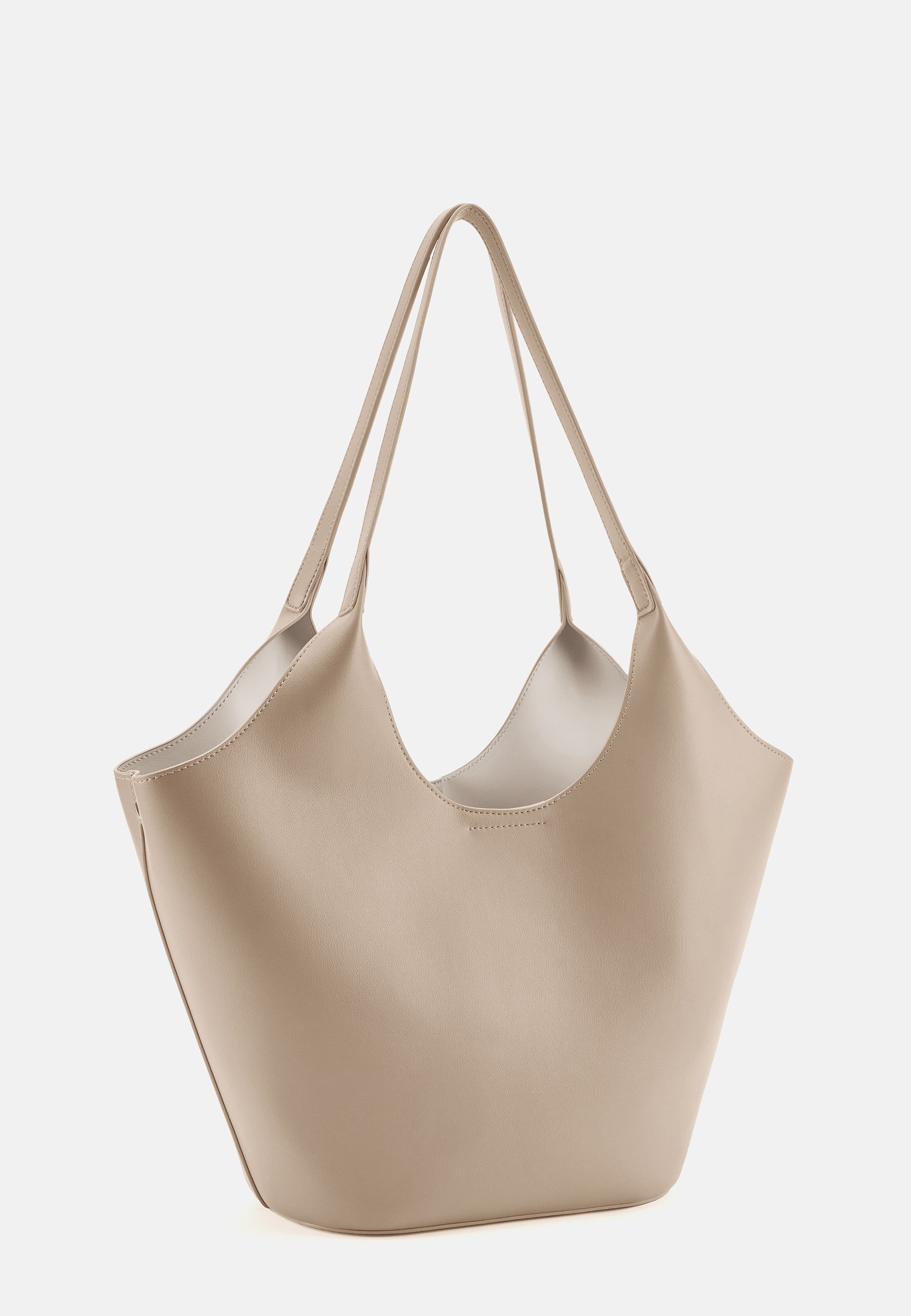 Seidenfelt - Bags - Nelma Tulip Shopper - warm beige / OS