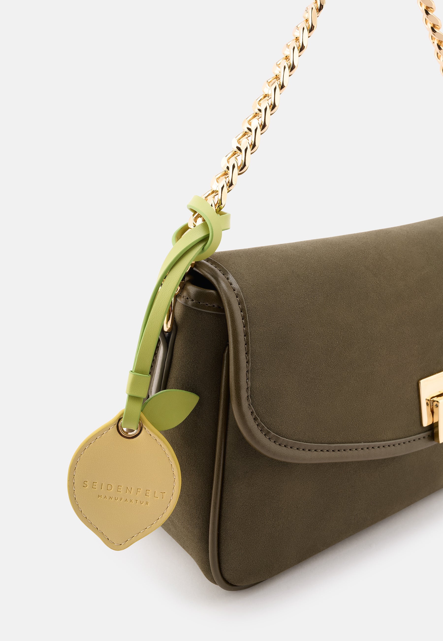 Seidenfelt - Bags - Nibe Crossbag - black / OS-sweet caramel / OS-olive / OS