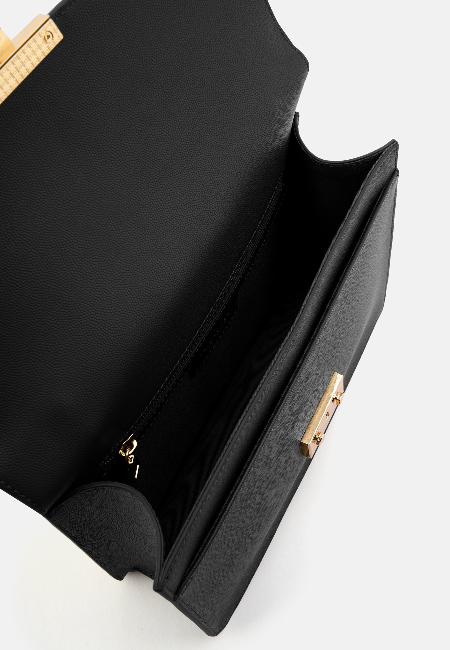 Seidenfelt - Bags - Roros Big - croco print black / OS-black / black / OS-black / gold / OS-buttermilk / OS-warm stone / OS